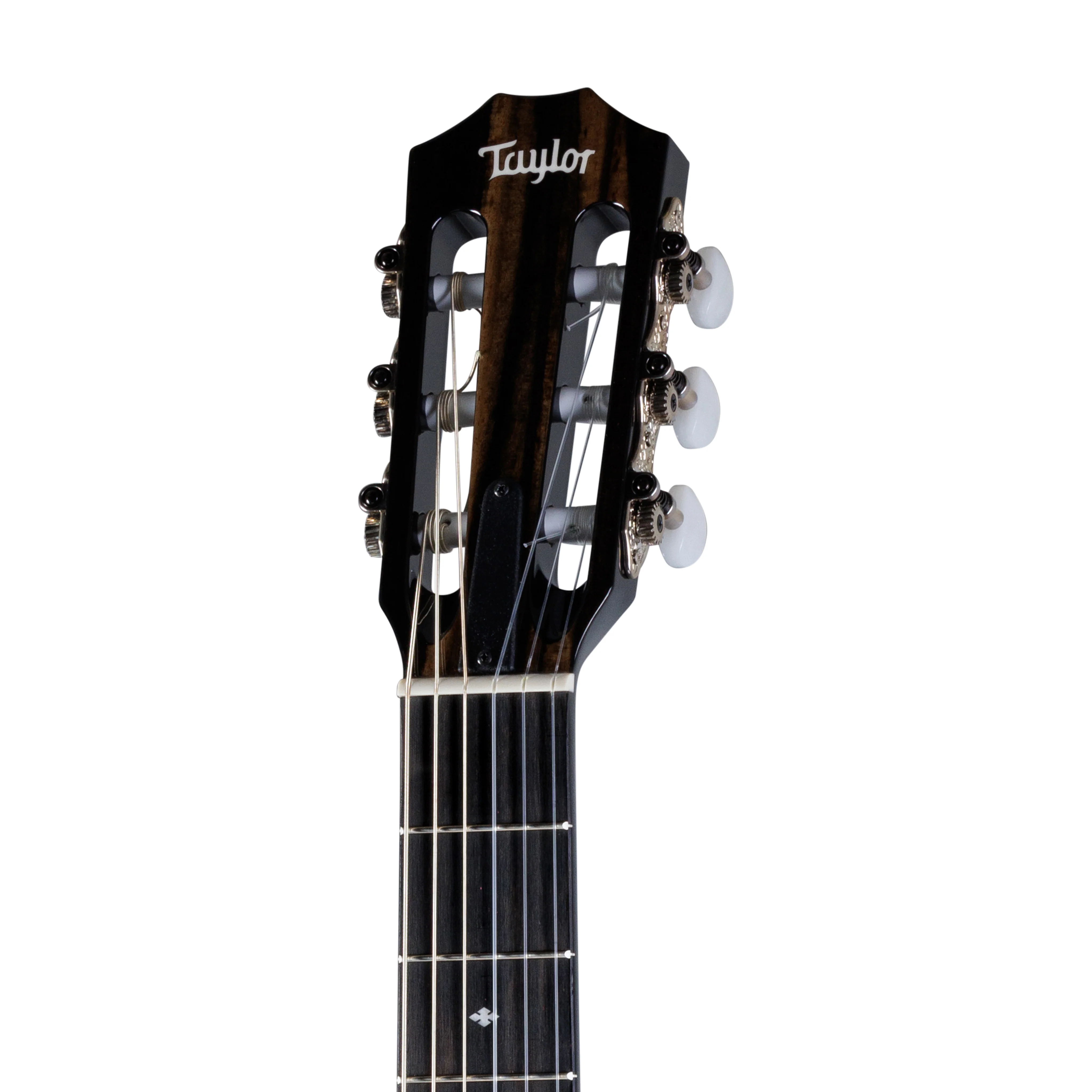 Taylor 214ce-N DLX Special Edition Grand Auditorium Nylon-String Acoustic Guitar w/Bag, Black - Image 5