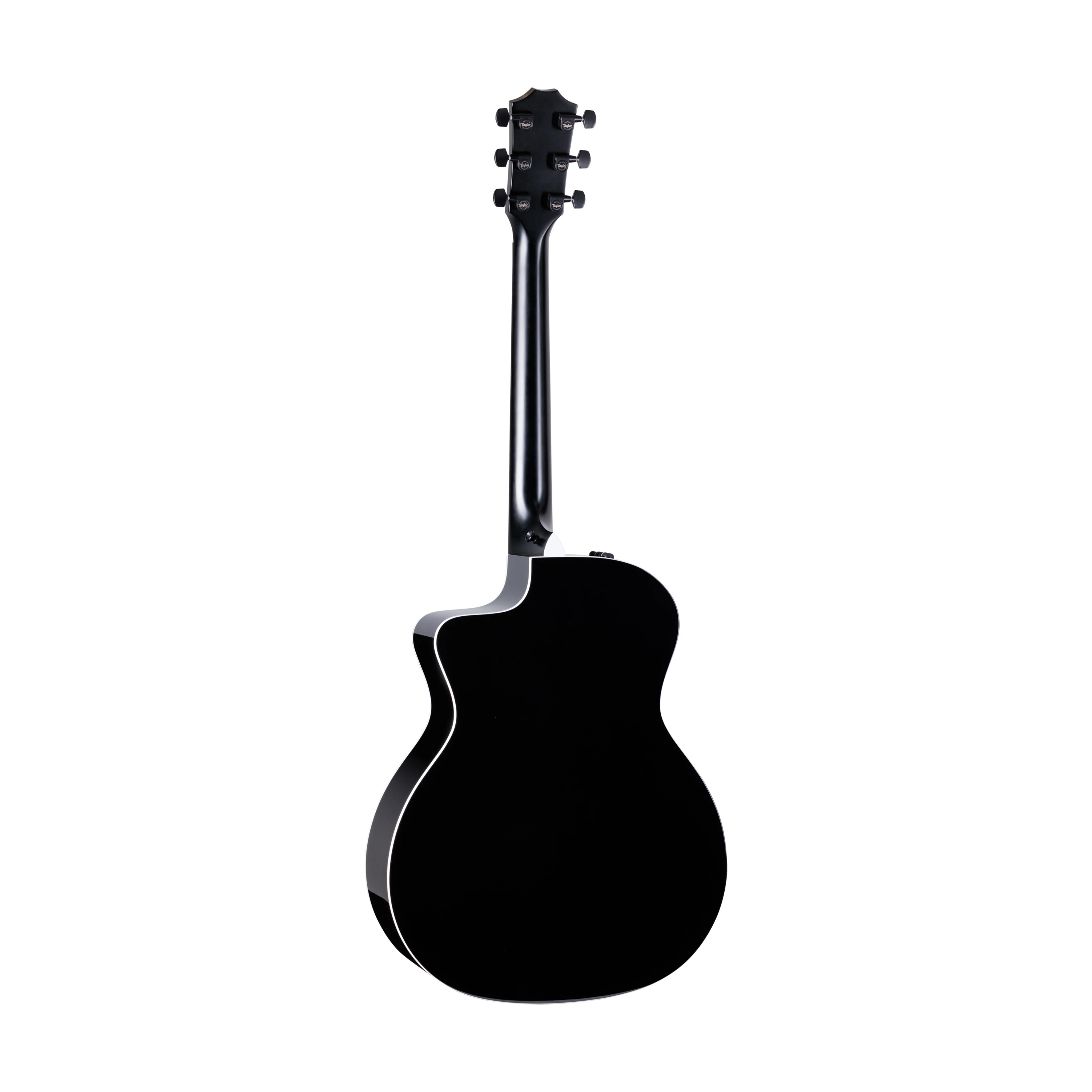 Taylor 214ce Special Edition Sapele/Engelmann Acoustic Guitar w/Trans Grey Top & Case, Grey - Image 2
