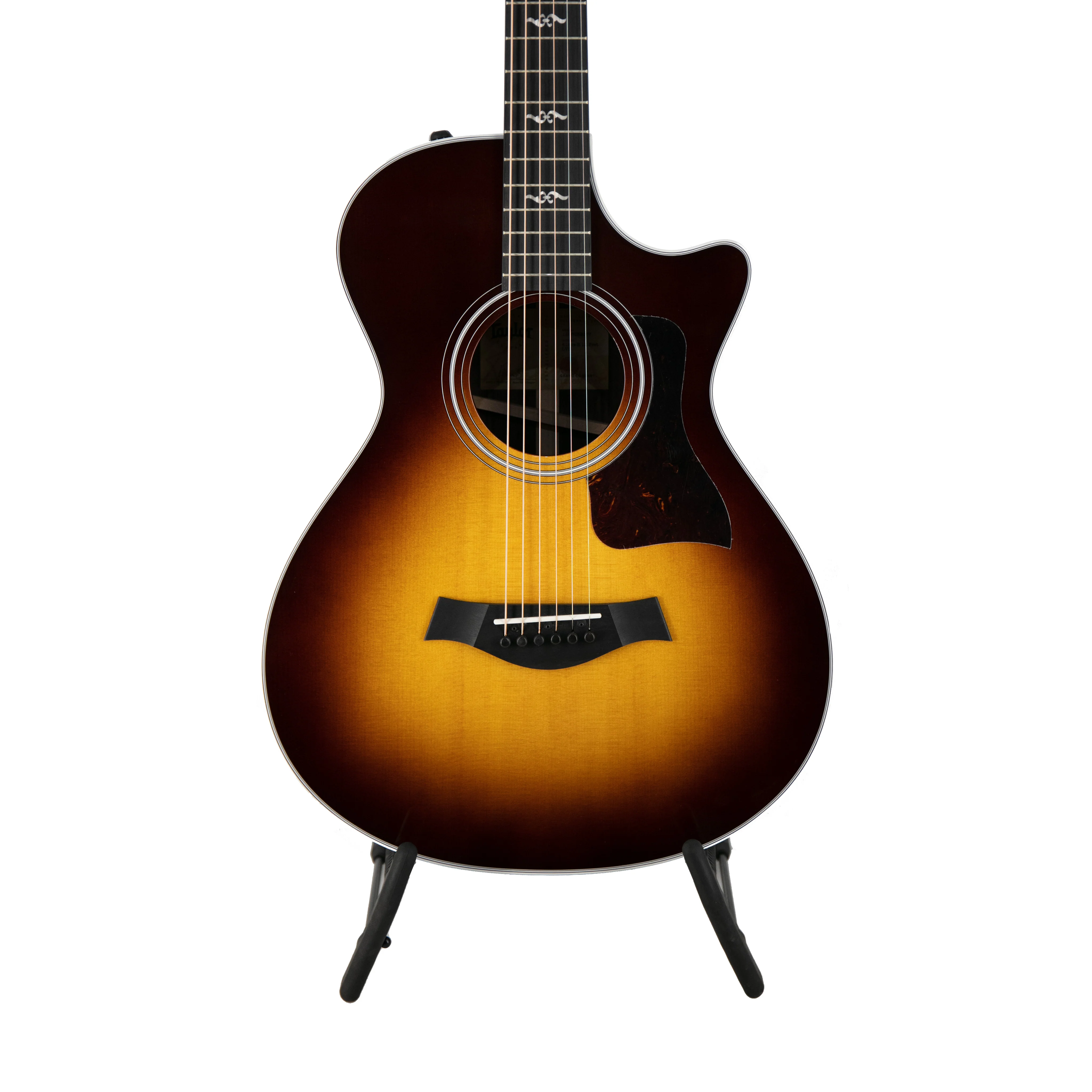 Taylor 412ce-R 12-Fret LTD V-Class Grand Concert Acoustic Guitar w/Case, Sunburst Top - Image 3