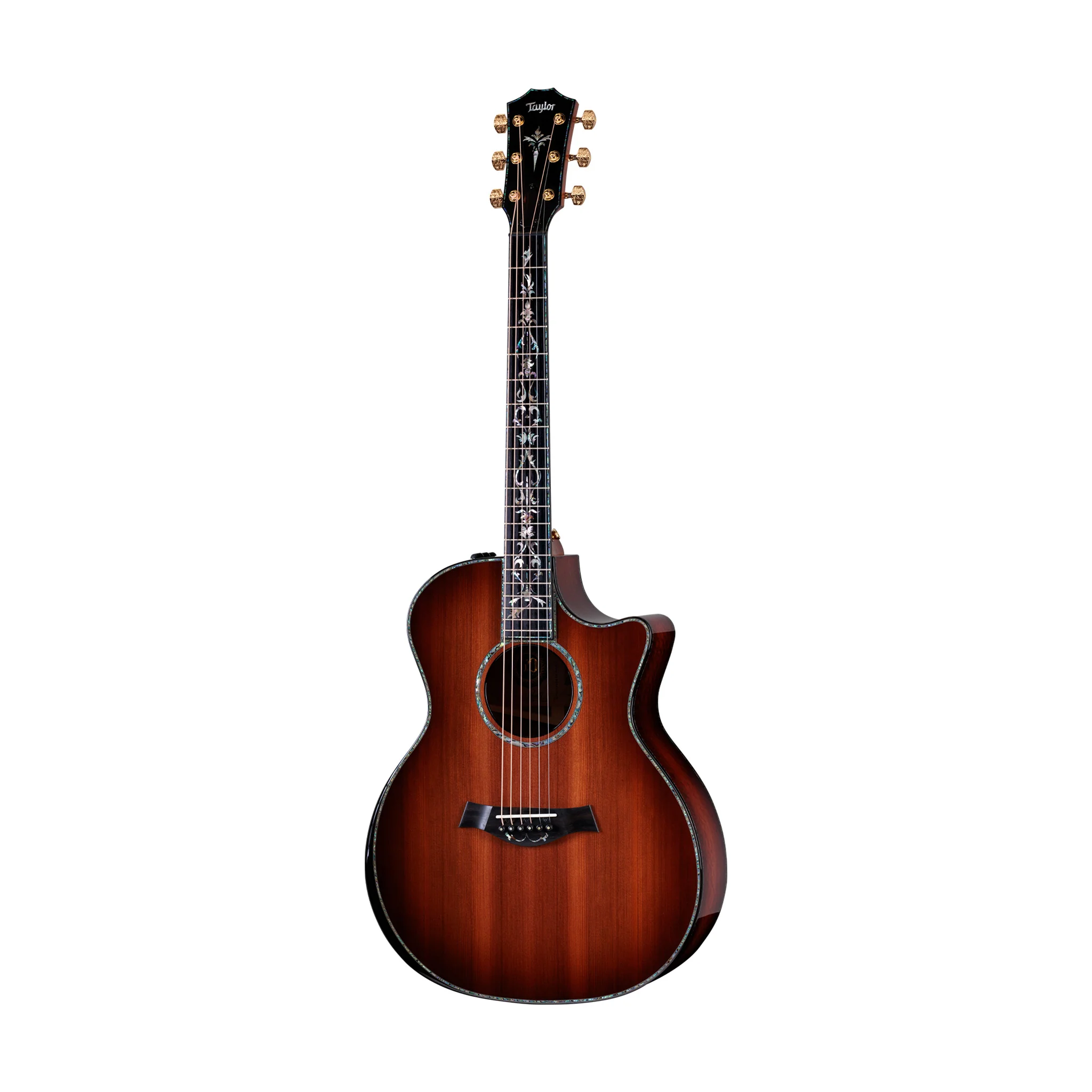 Taylor 50th Anniversary PS14CE LTD V-Class Urban Ironbark/RW Acoustic-Electric Guitar, Natural