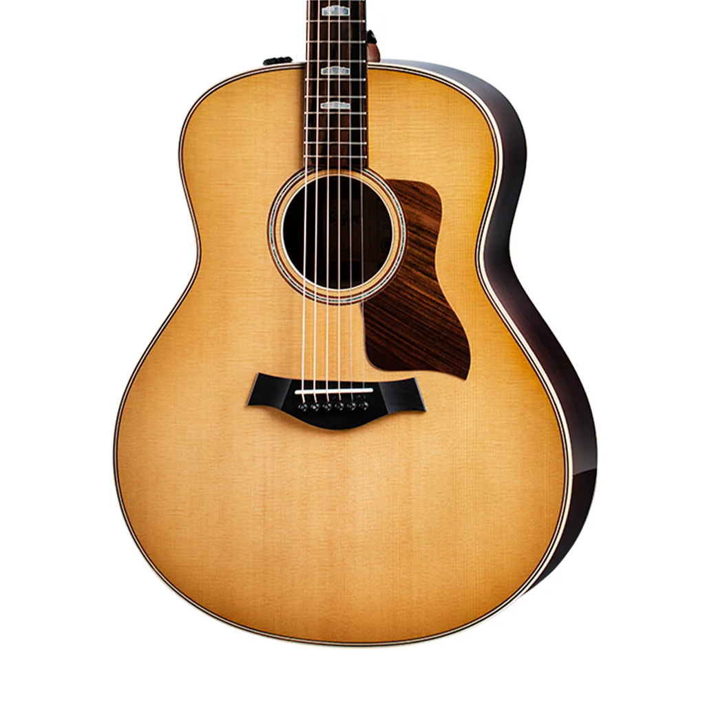 Taylor 818e V-Class Grand Orchestra Acoustic Guitar w/Case, Antique Blonde - Image 3