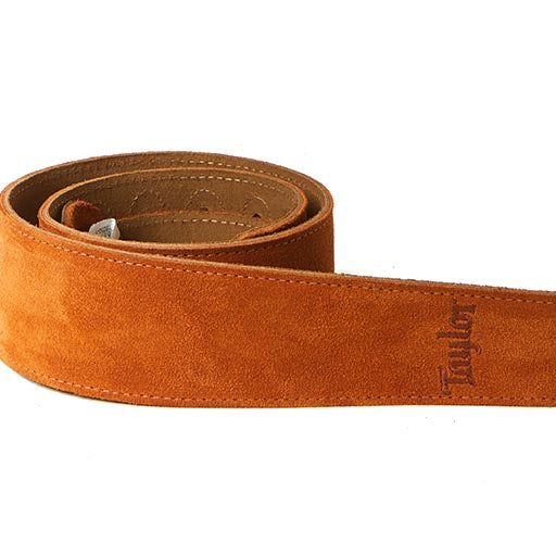 Taylor Embroidered Suede 2.5Inch Guitar Strap, Honey - Image 2