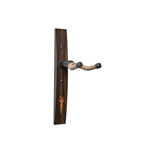 Taylor Exotic Wood Guitar Hanger, Ebony, Myrtlewood/Boxwood, Bouquet Inlay