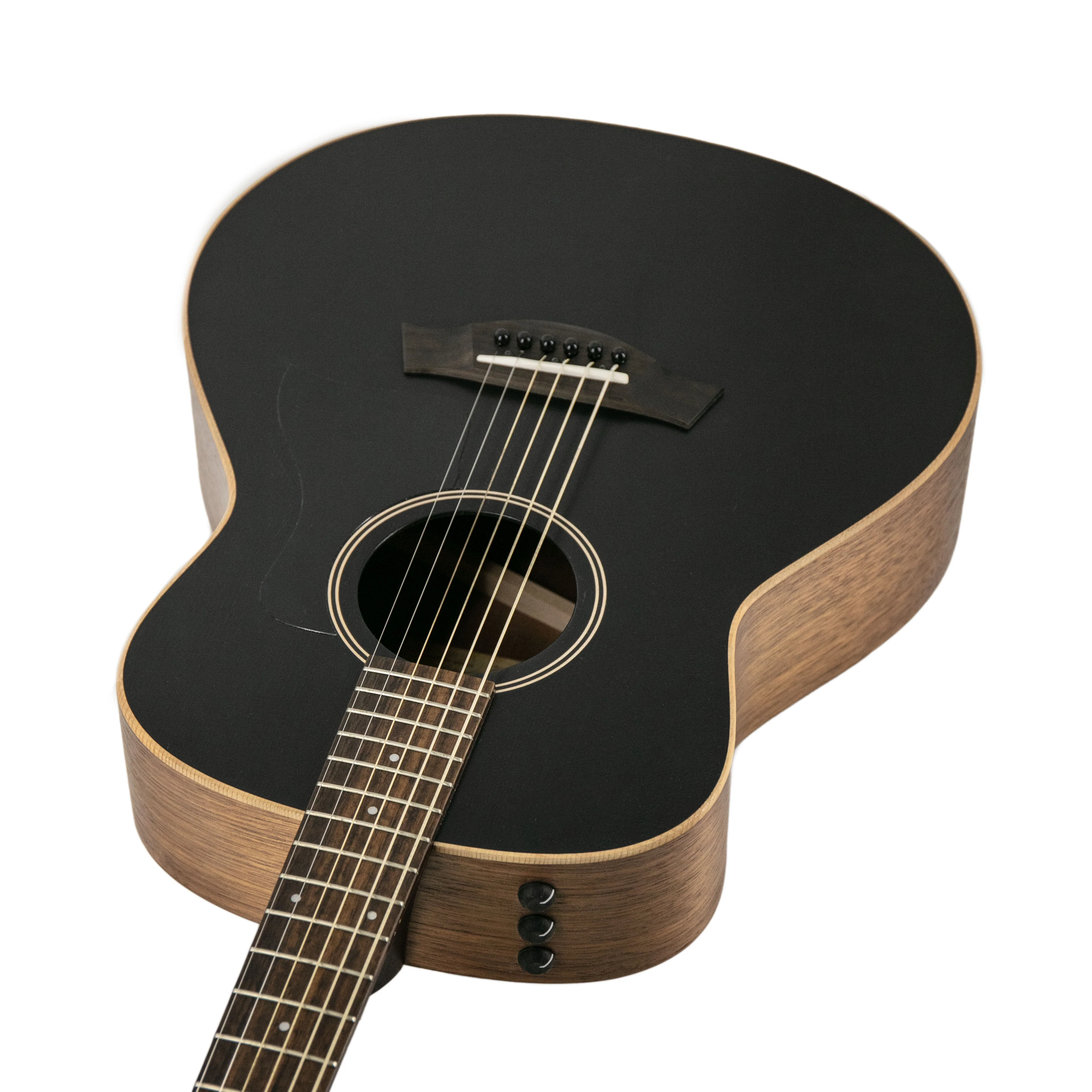 Taylor GTe Grand Theater Acoustic Guitar, Blacktop, 121209XXXX - Image 2