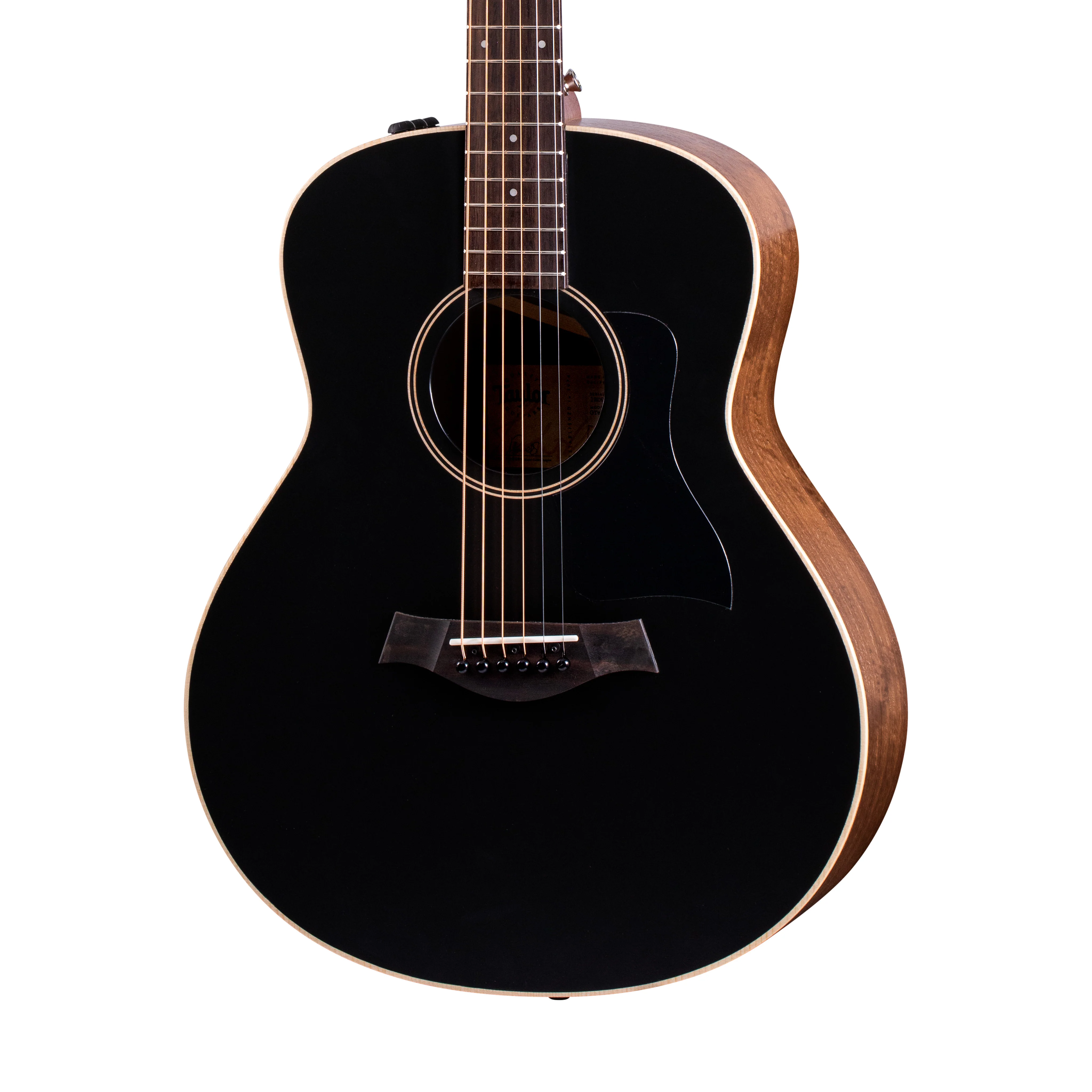 Taylor GTe Grand Theater Acoustic Guitar w/Aerocase, Blacktop - Image 3