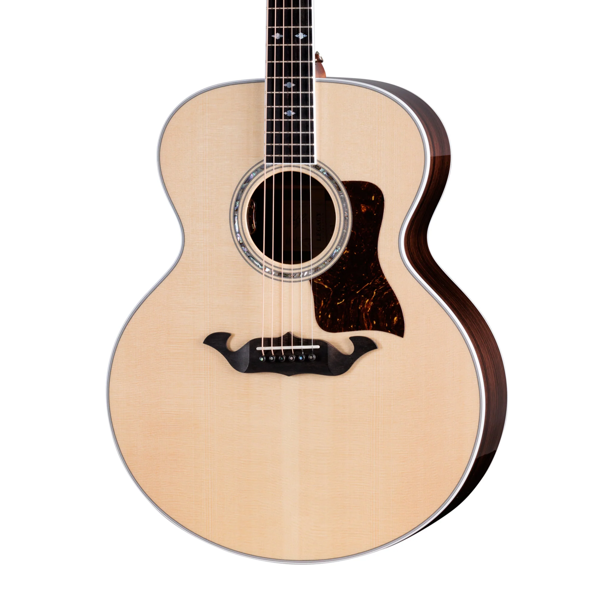 Taylor Legacy 815e Jumbo Indian Rosewood/Sitka Acoustic Guitar w/ Case, Natural - Image 3