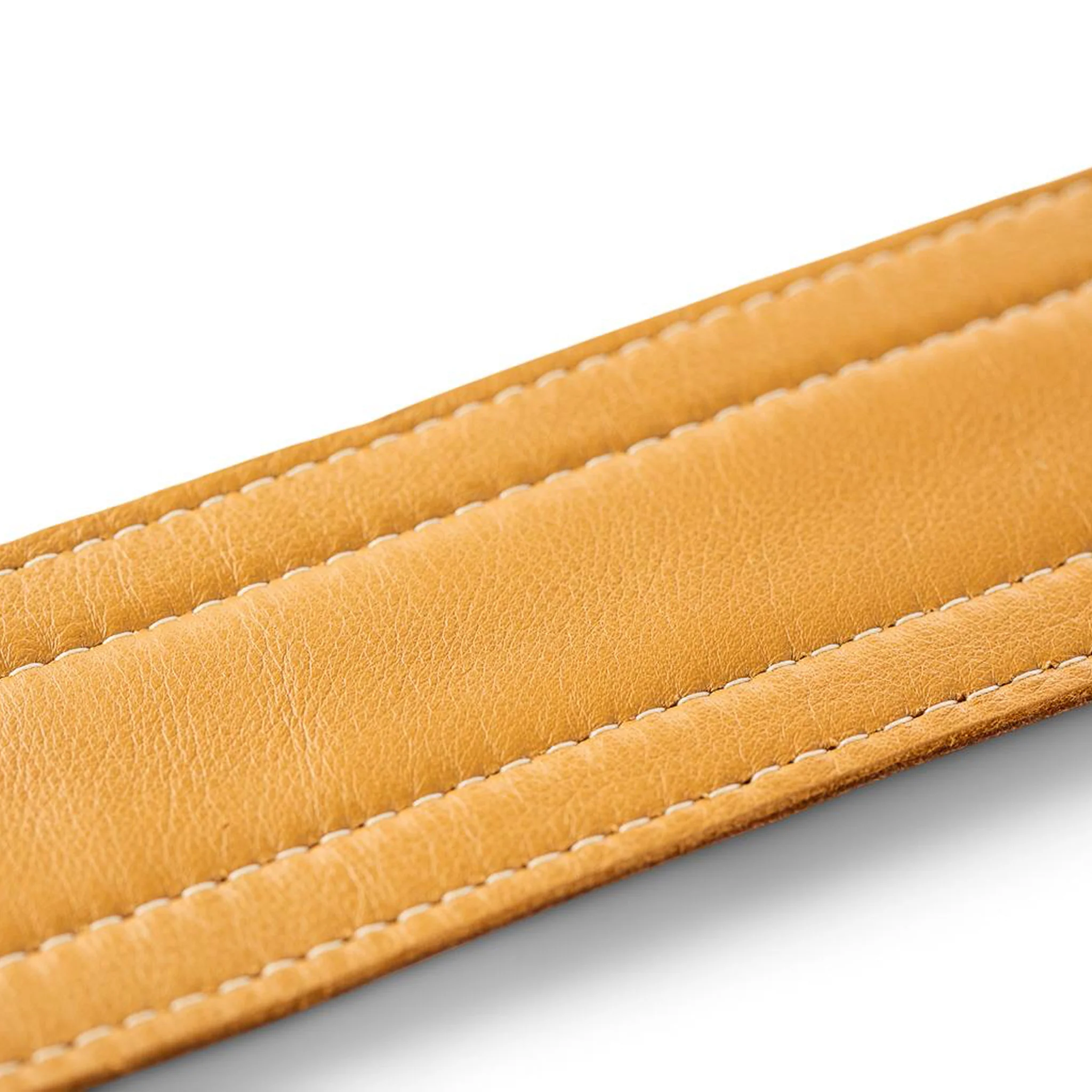 Taylor Nouveau Leather Guitar Strap, Med Brown - Image 5