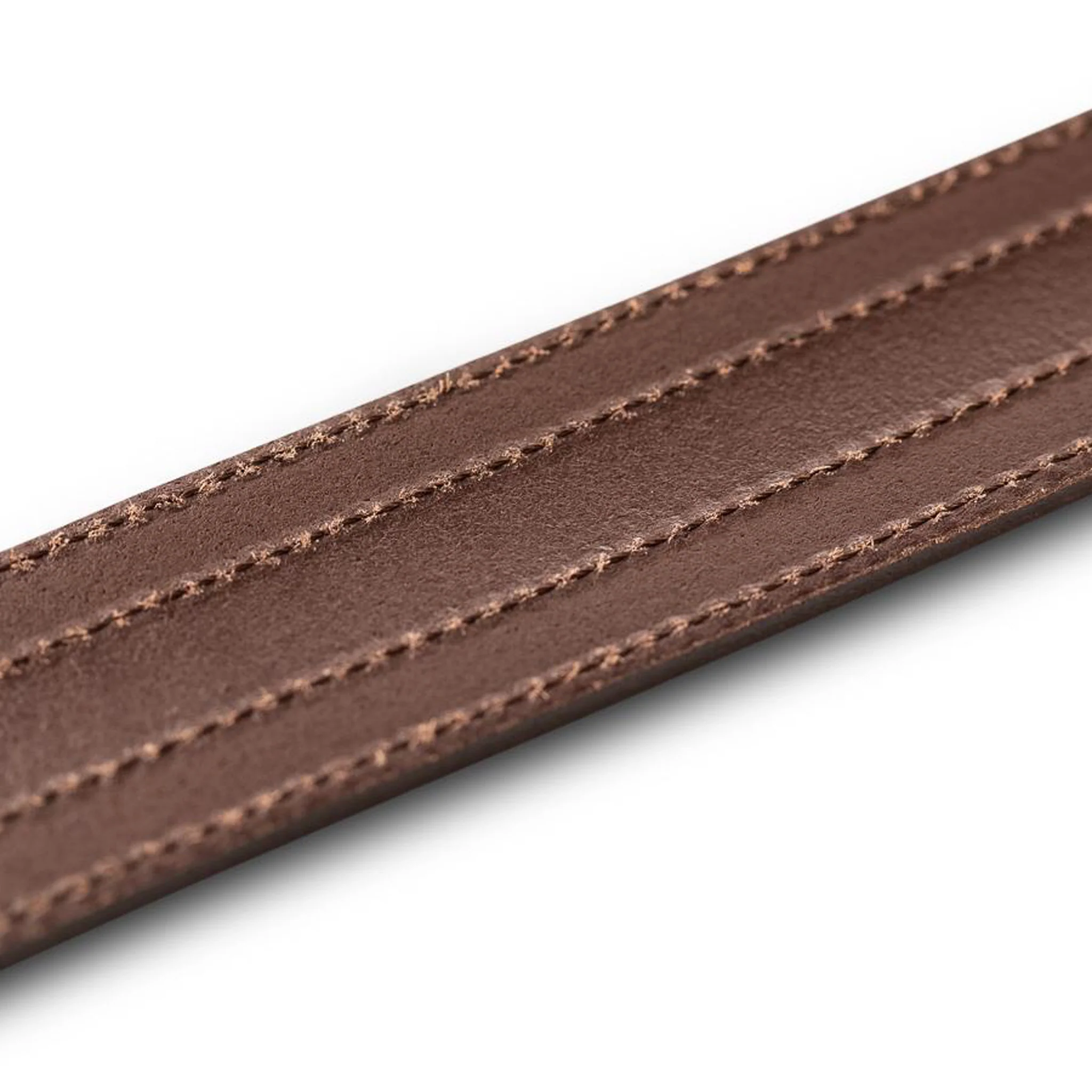Taylor Slim Vegan Leather Guitar Strap, Chocolate Brown - Image 5
