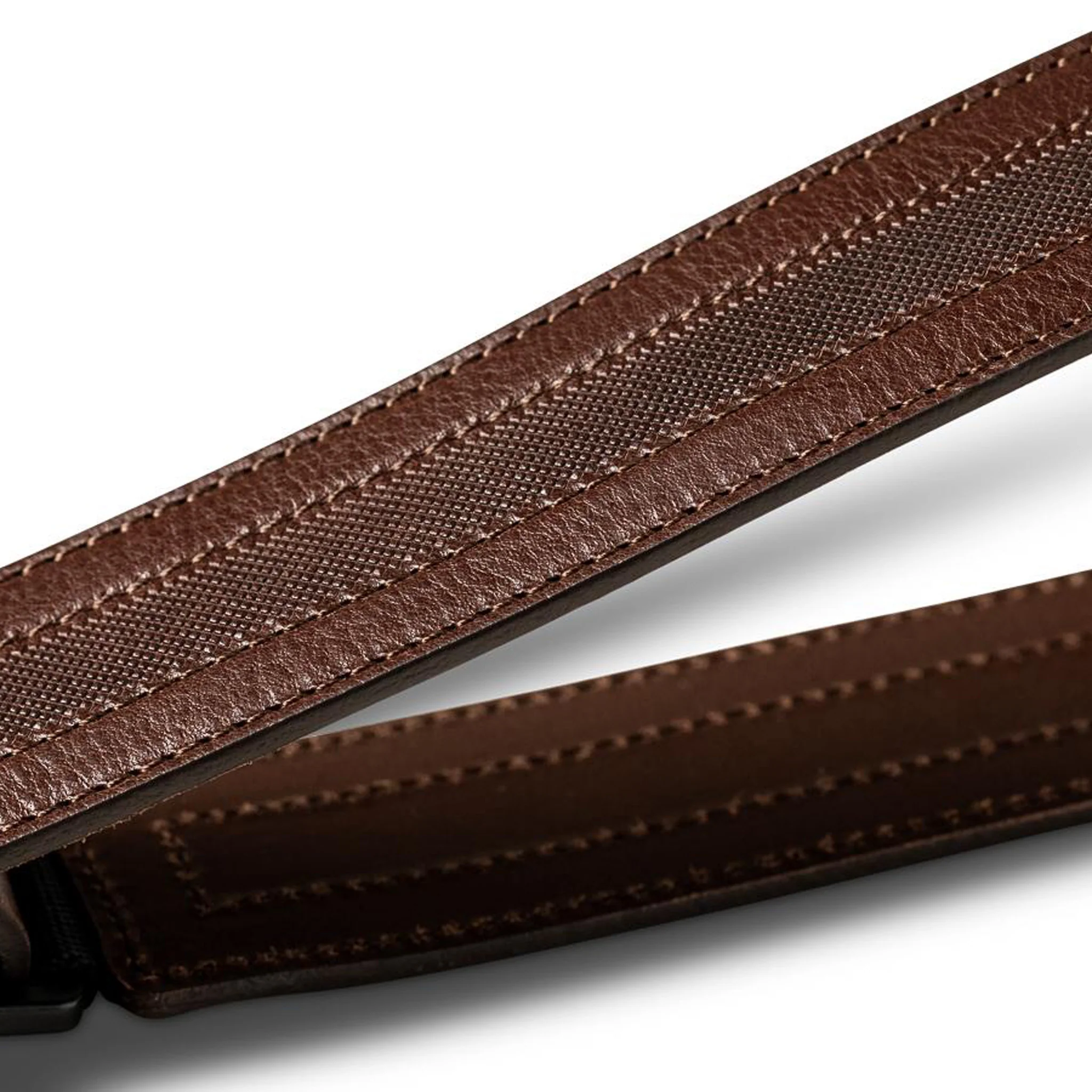 Taylor Slim Vegan Leather Guitar Strap, Chocolate Brown - Image 6
