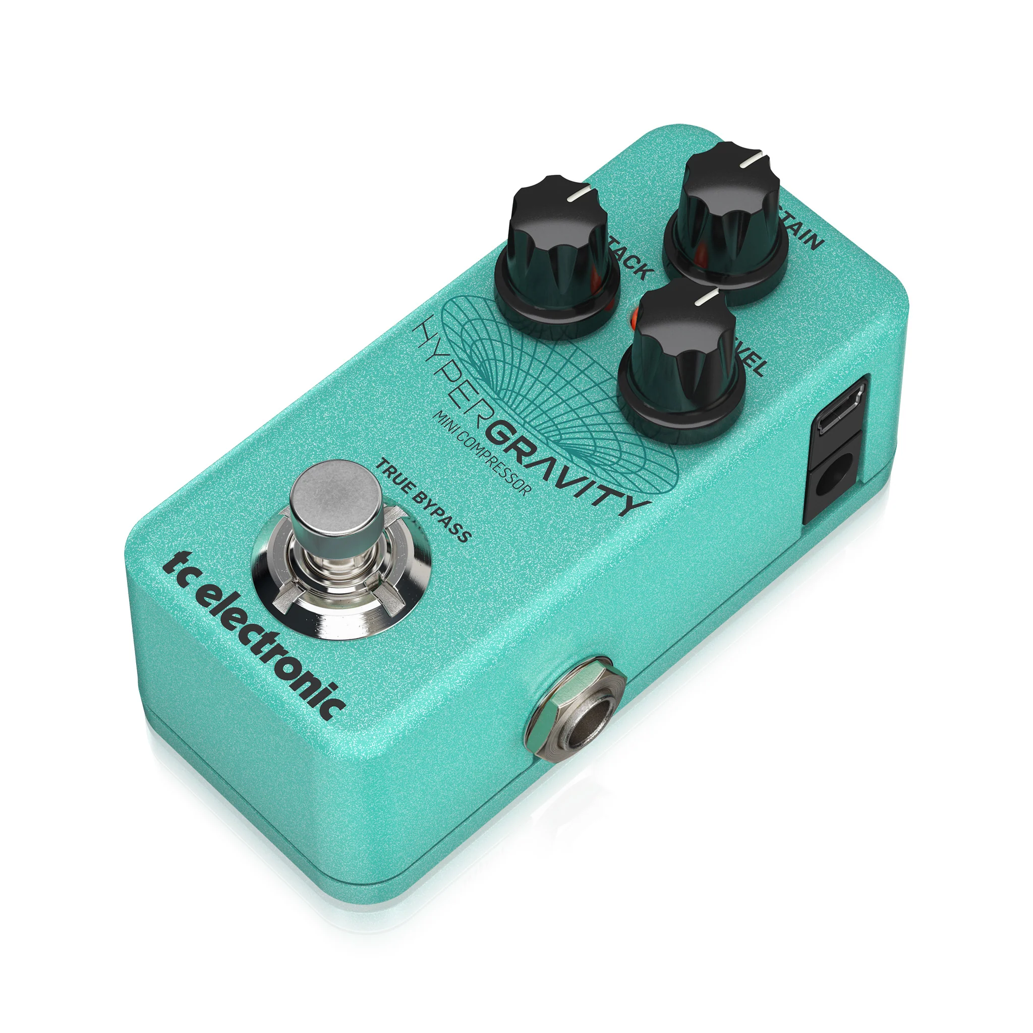 TC Electronic Hypergravity Mini Compressor Guitar Effects Pedal - Image 3