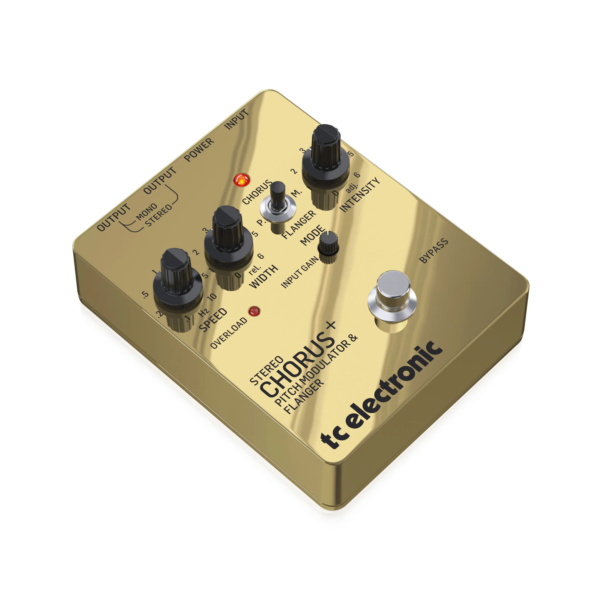 TC Electronic SCF Gold SE Stereo Chorus Flanger Pedal, Special Edition Gold - Image 2