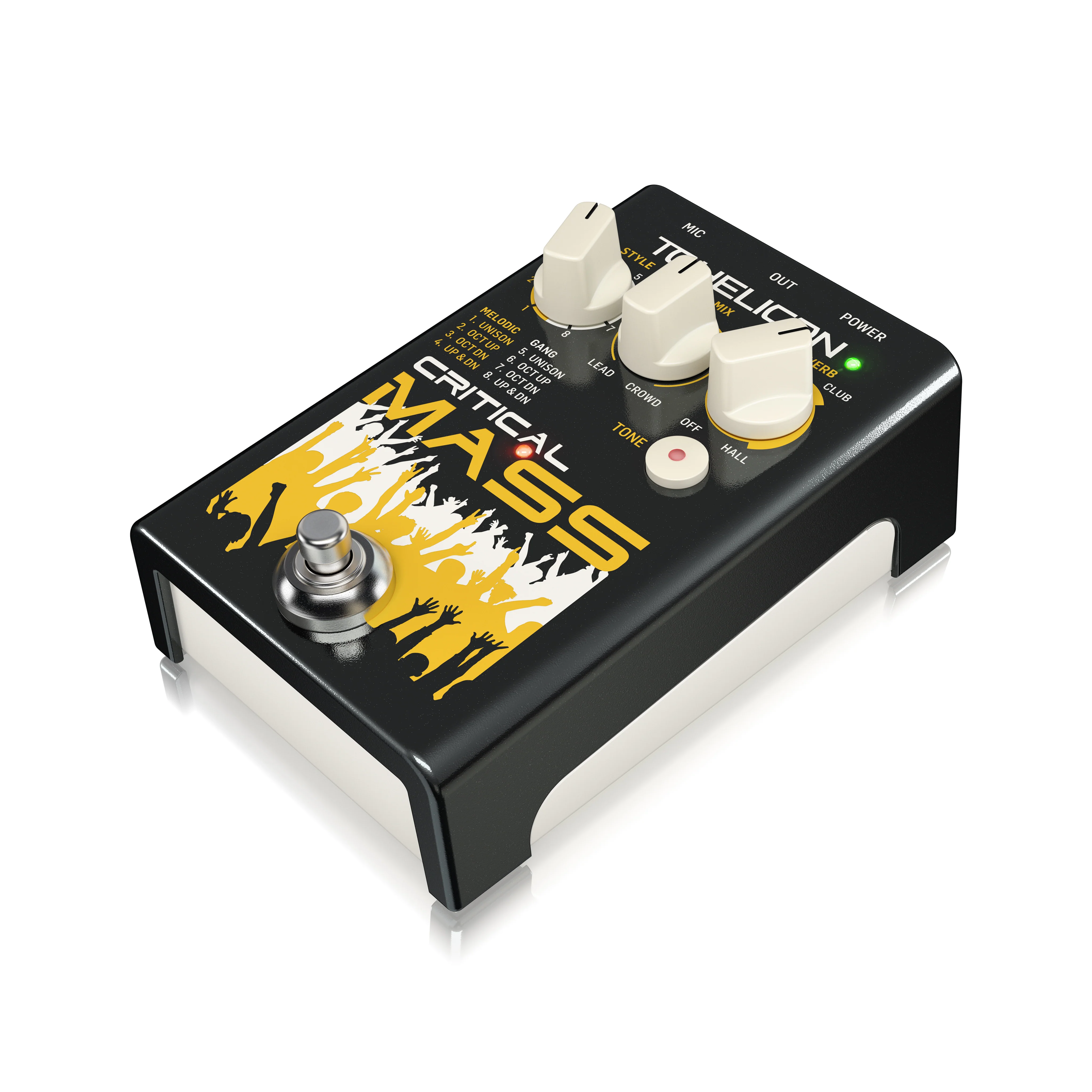 TC Helicon Critical Mass Vocal Effects Pedal (000-CGT00) - Image 3