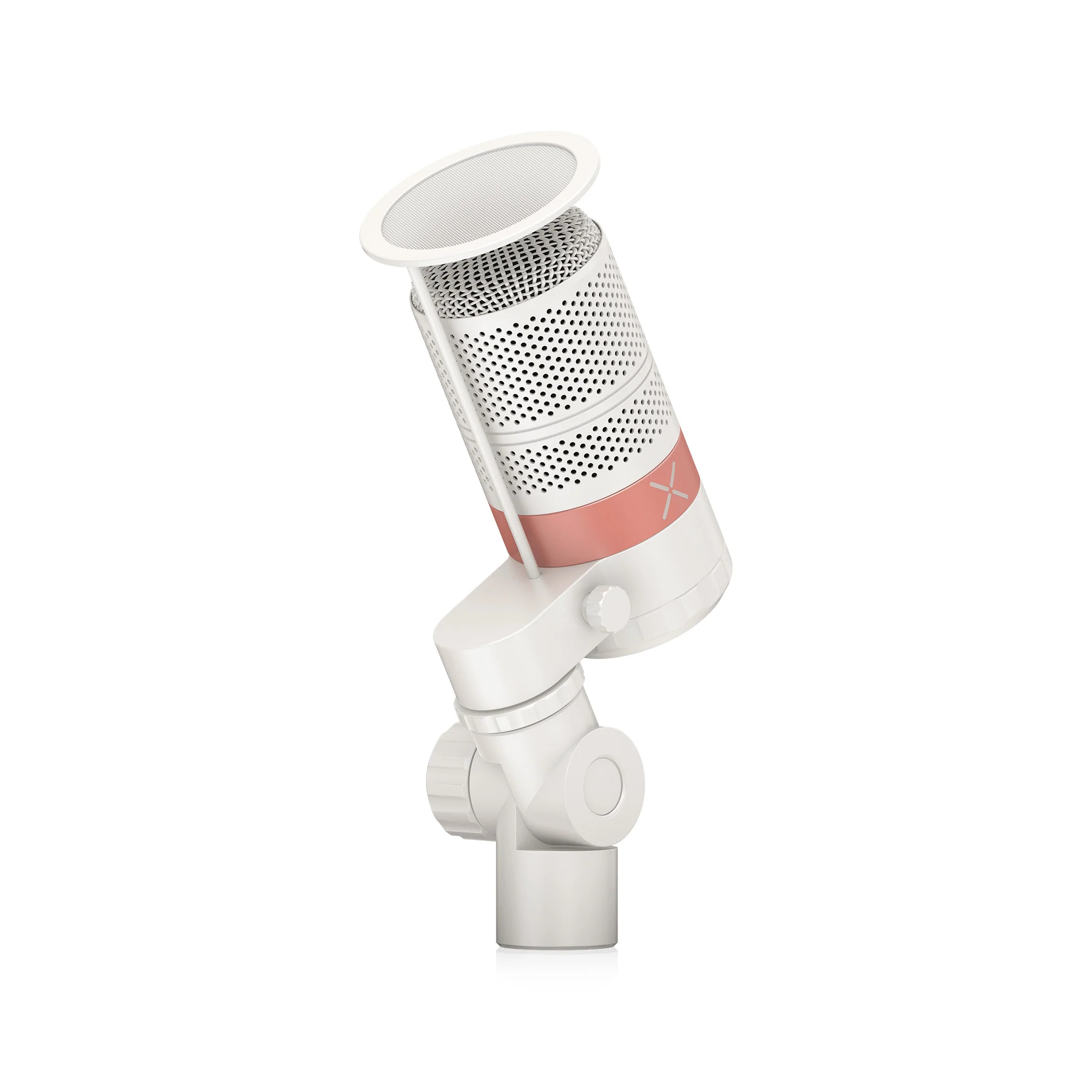TC Helicon GO XLR Dynamic Broadcast Microphone, White