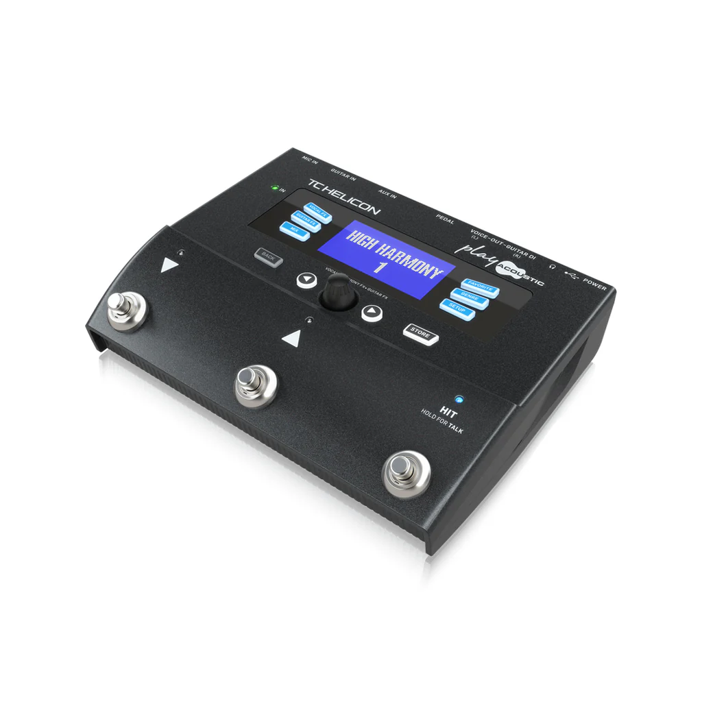 TC-Helicon Play Acoustic Vocal and Guitar Effects Pedal, EU Plug - Image 2