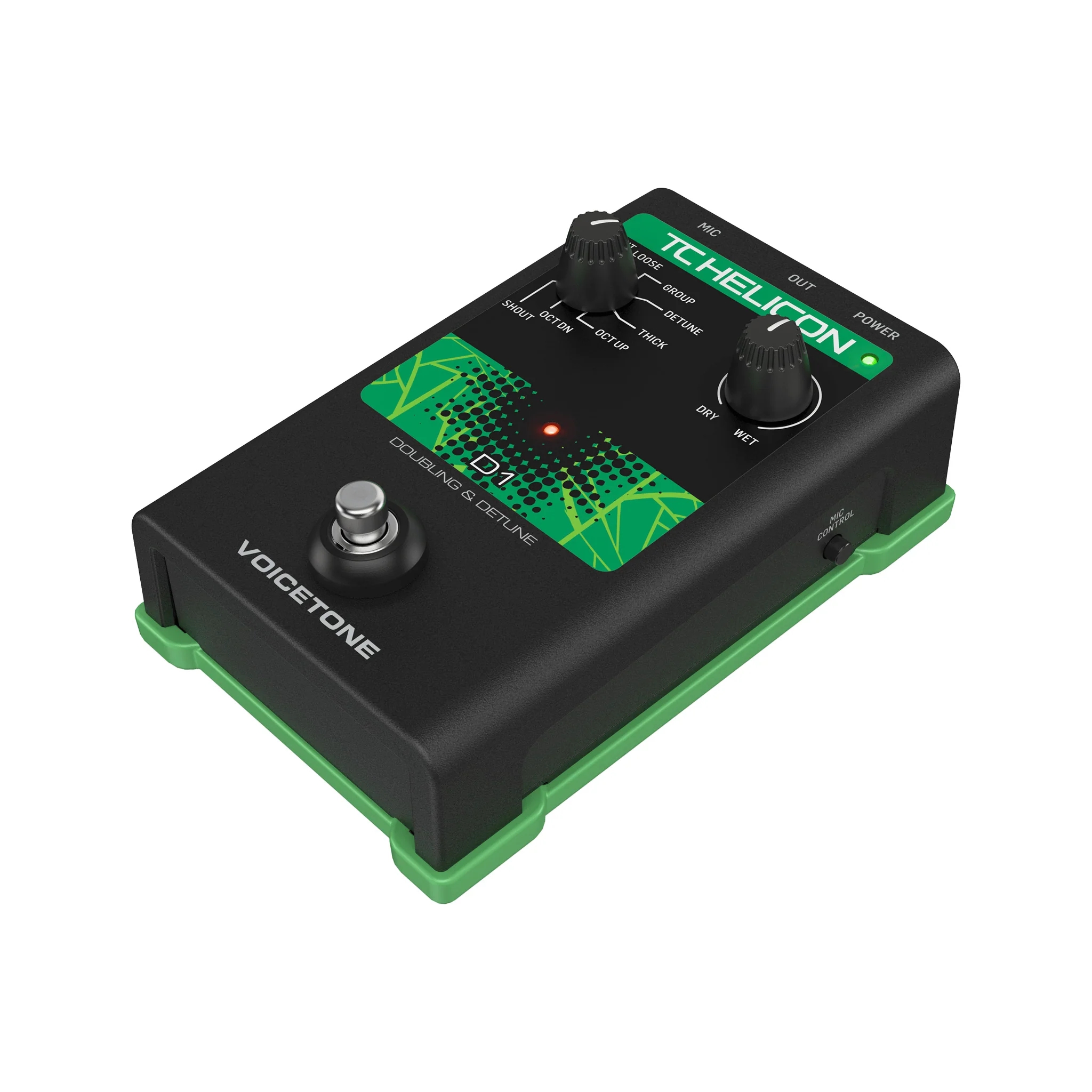 TC-Helicon VoiceTone D1 Doubling and Detune Vocal Effects Pedal, UK Plug - Image 3