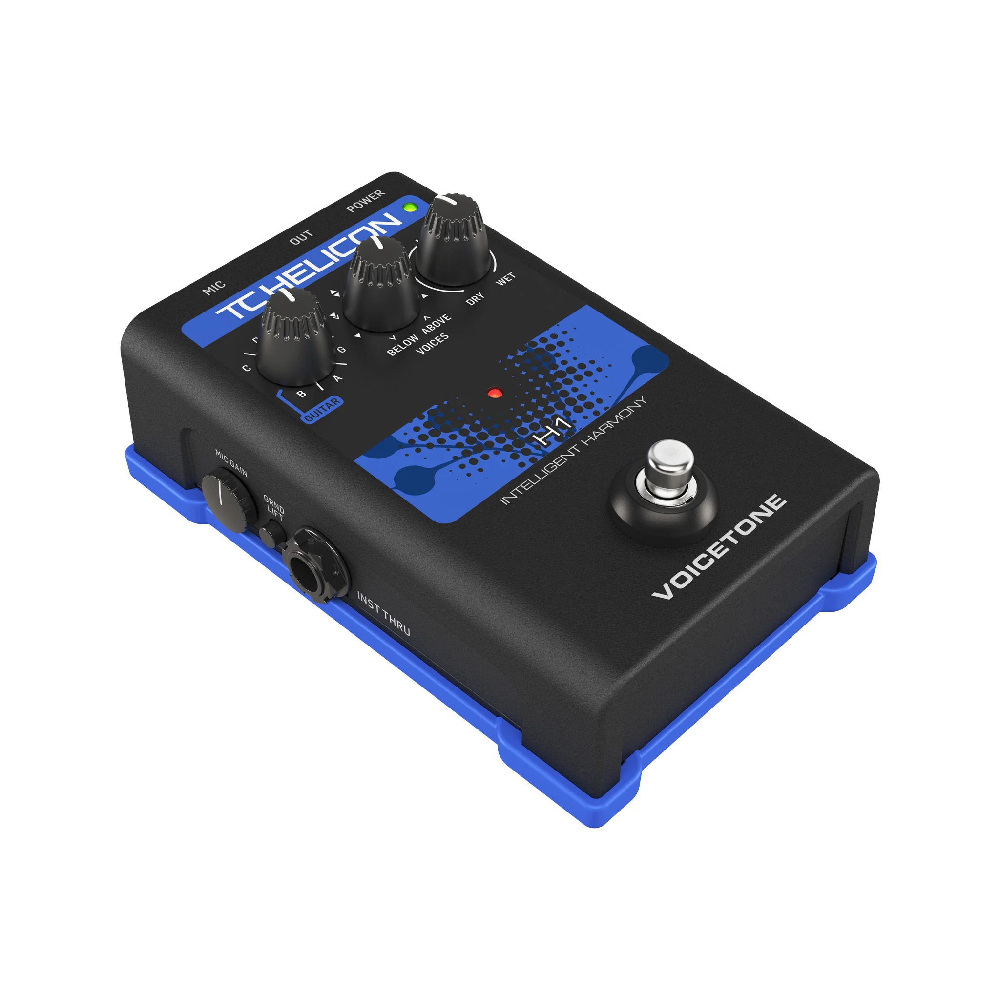 TC-Helicon VoiceTone H1 Intelligent Harmony Vocal Effects Pedal, UK Plug - Image 2