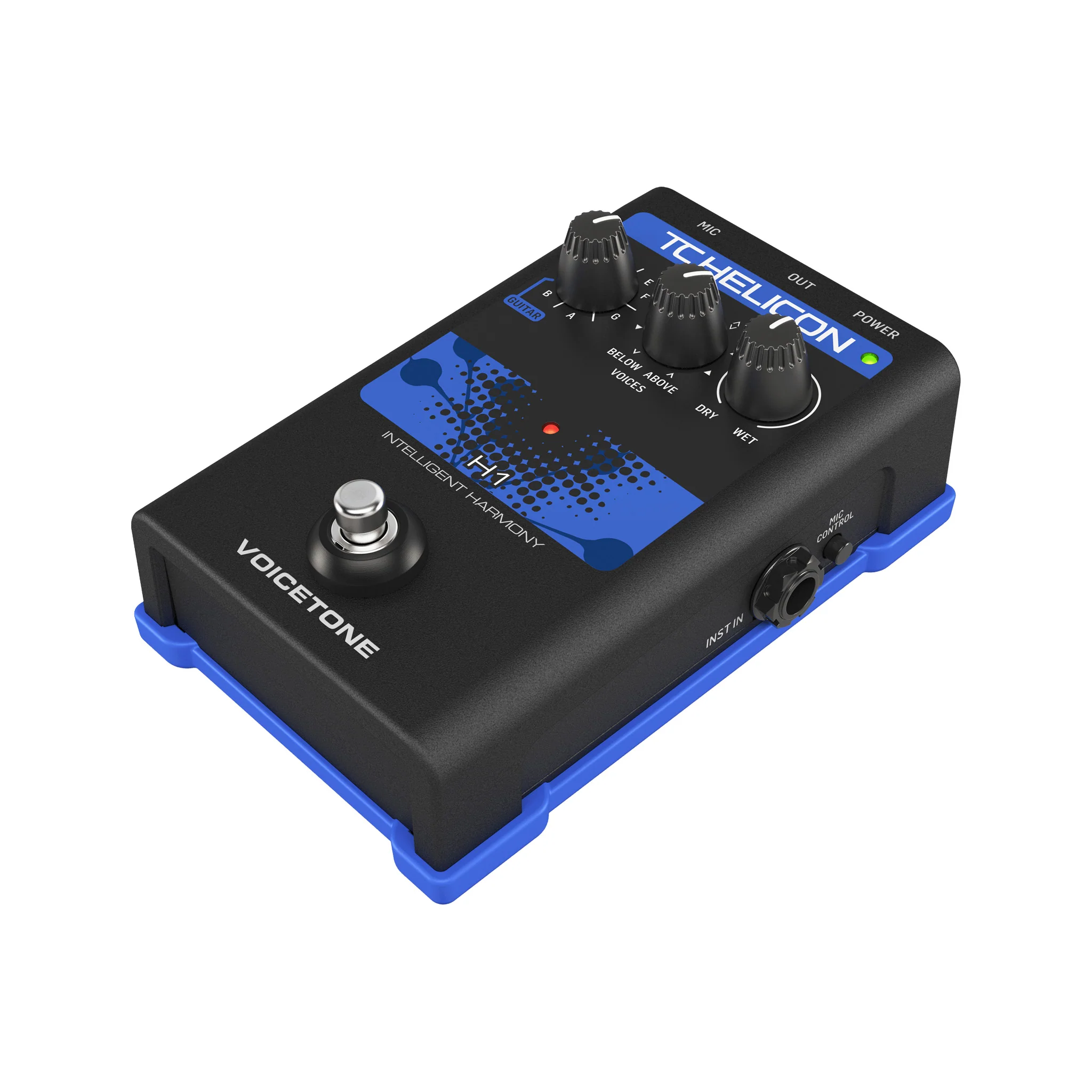 TC-Helicon VoiceTone H1 Intelligent Harmony Vocal Effects Pedal, UK Plug - Image 3