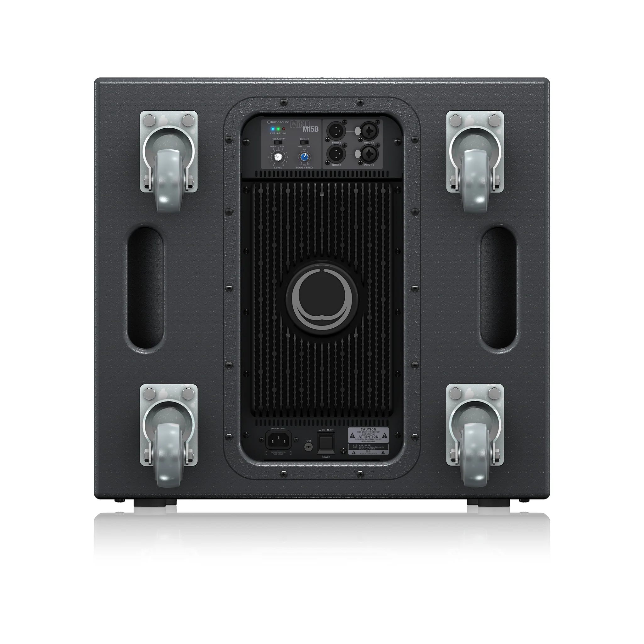 Turbosound Milan M15B 2200W 15 inch Powered Subwoofer - Image 4