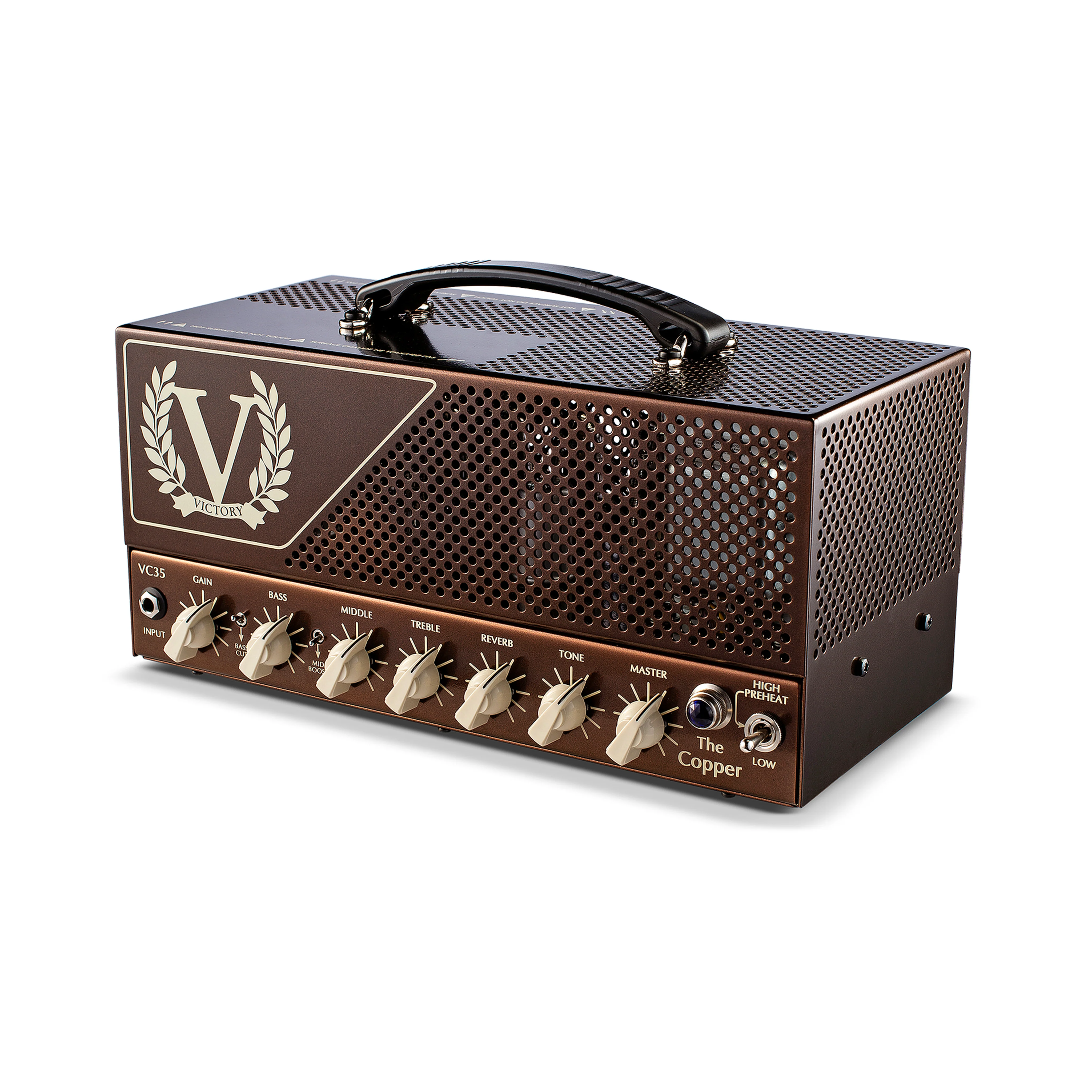 Victory V35 The Copper 35W Tube Lunch Box Guitar Amp Head - Image 3
