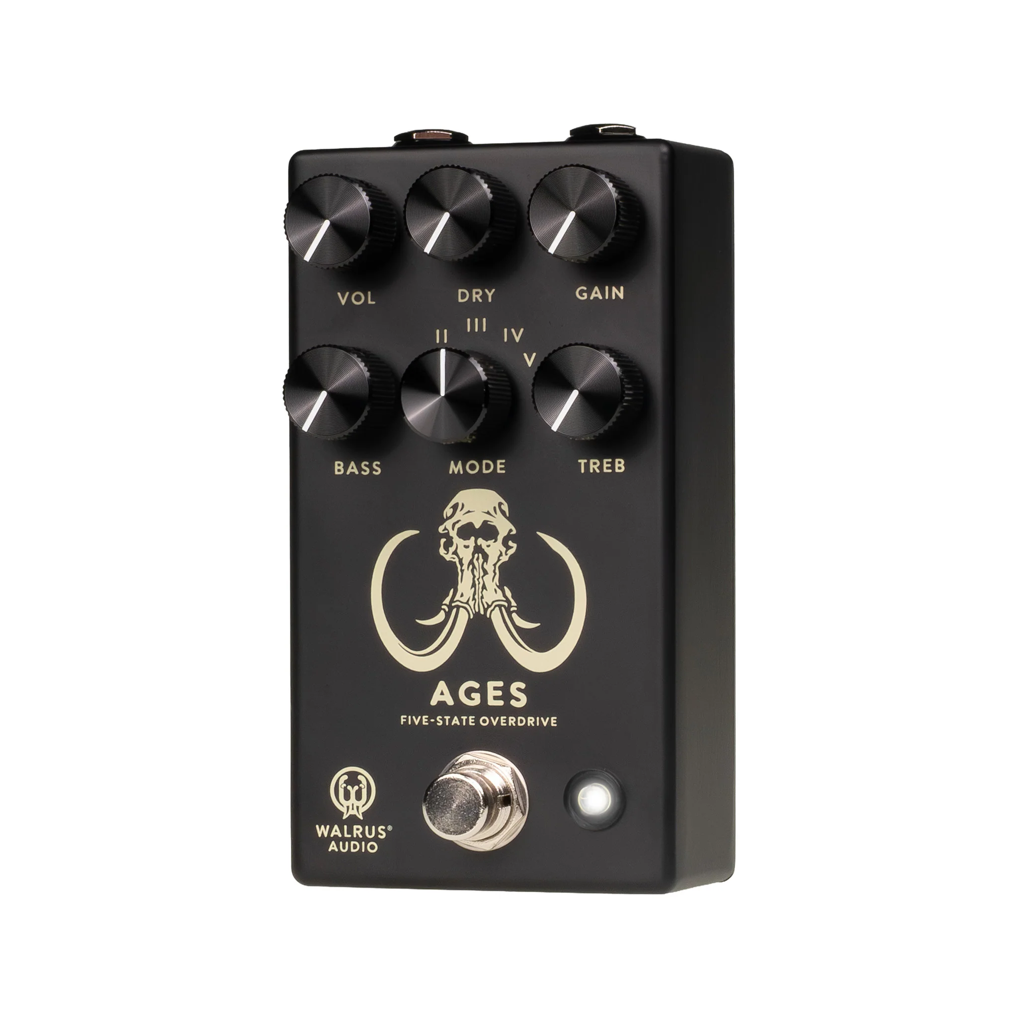 Walrus Audio Ages Overdrive Guitar Effects Pedal, Black - Image 2