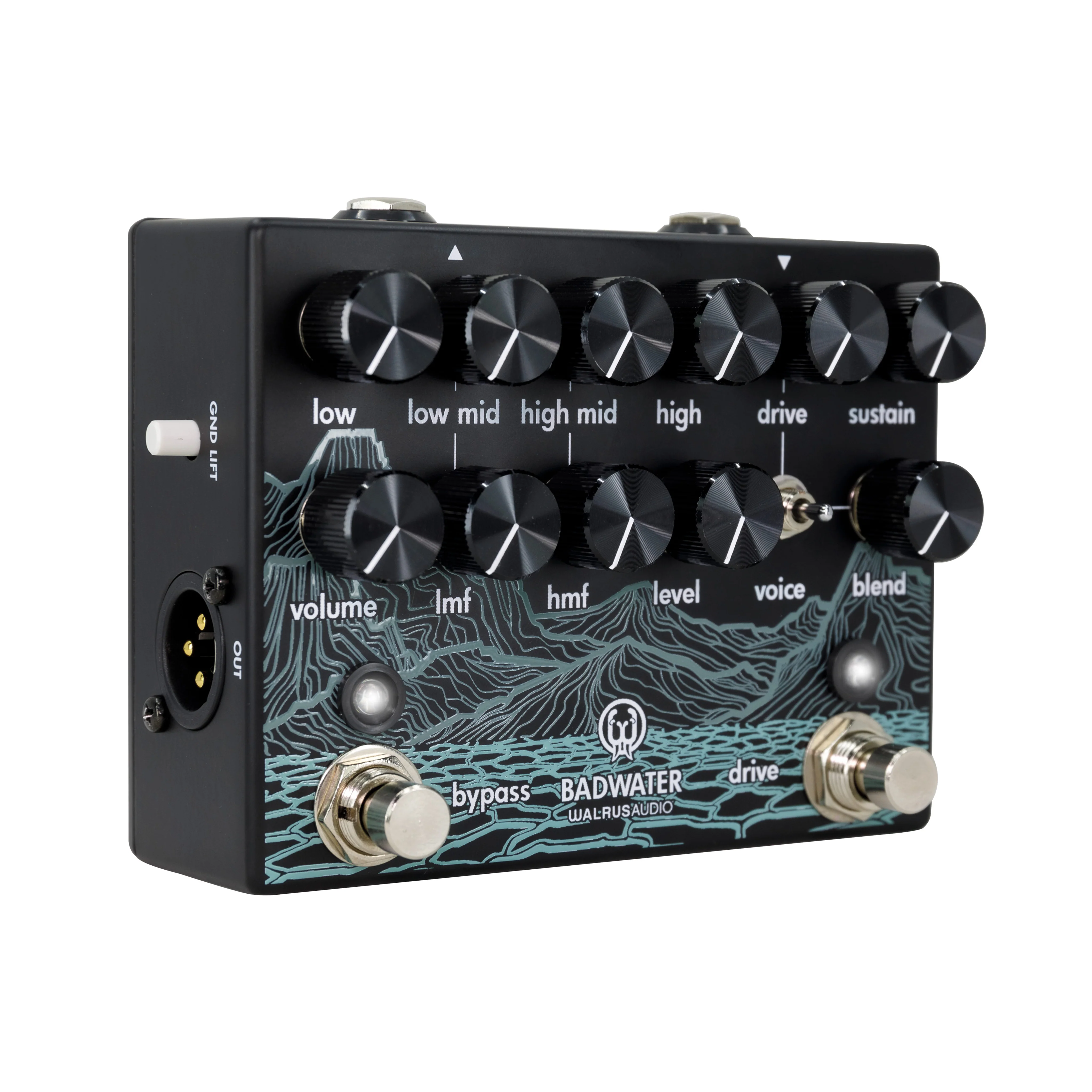 Walrus Audio Badwater Bass Preamp D.I. Guitar Effects Pedal - Image 2