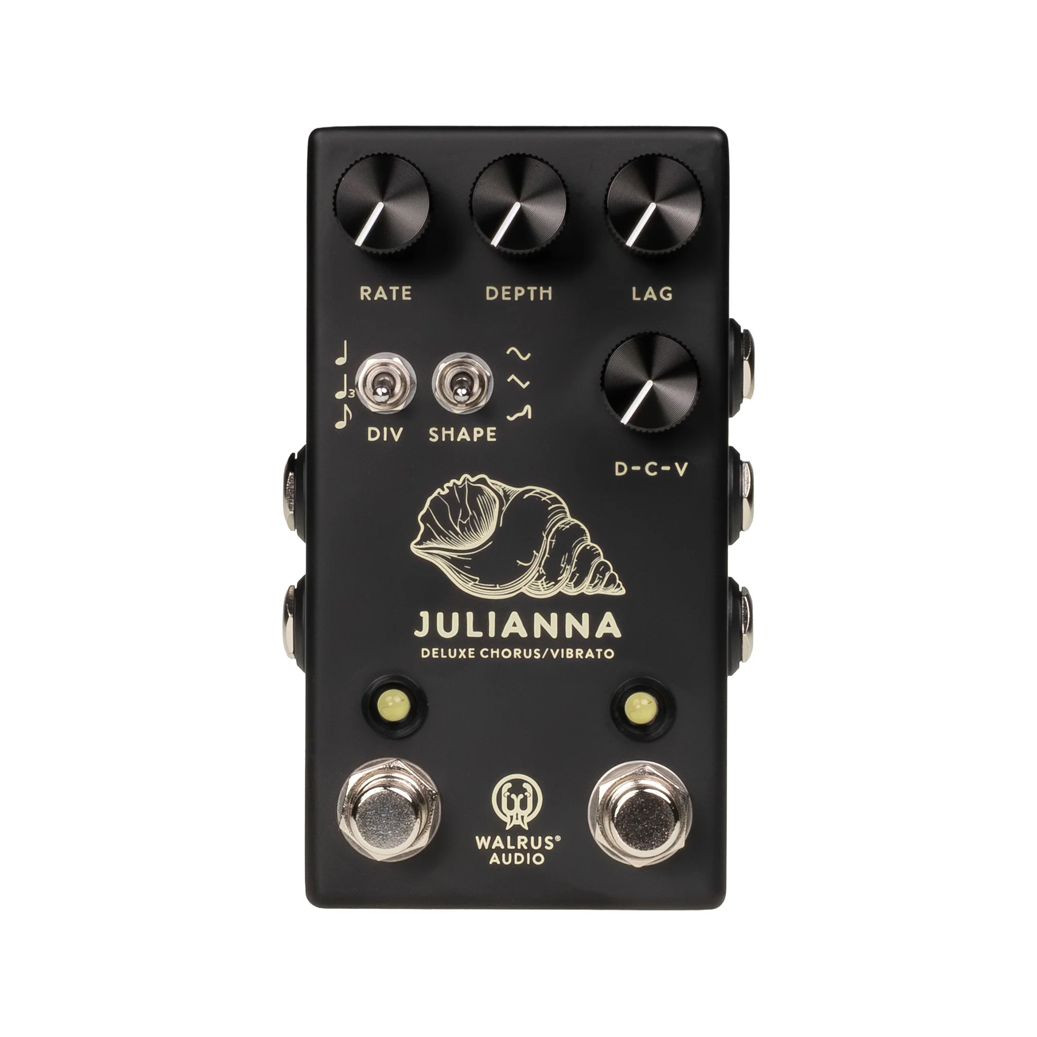 Walrus Audio Julianna Stereo Chorus/Vibrato Guitar Effects Pedal, Black