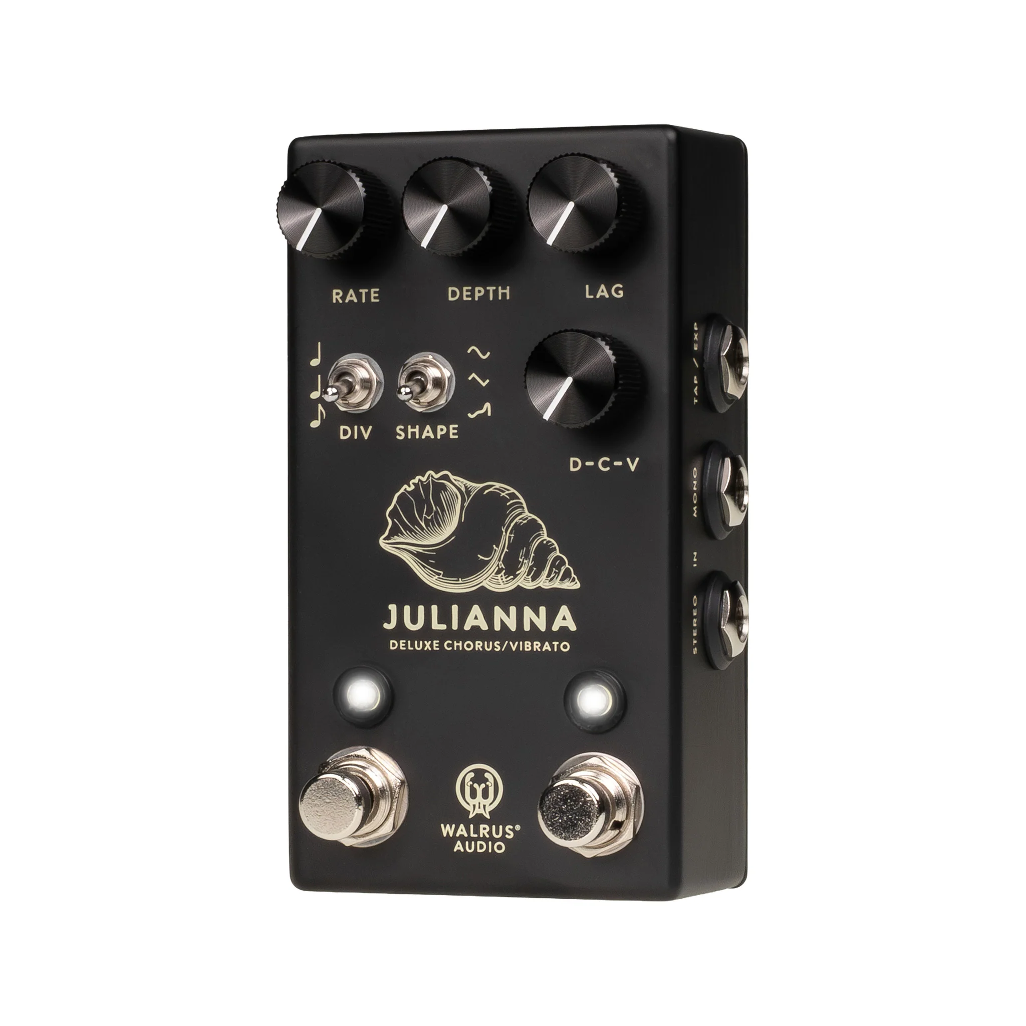 Walrus Audio Julianna Stereo Chorus/Vibrato Guitar Effects Pedal, Black - Image 2