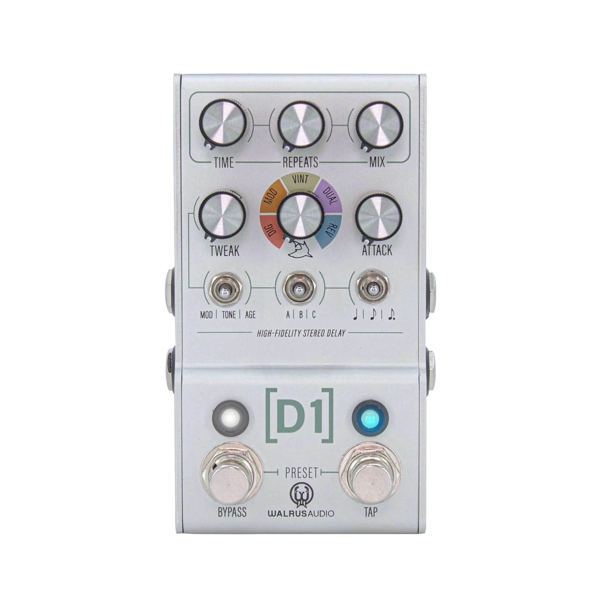 Walrus Audio MAKO Series D1 High-Fidelity Delay V2 Guitar Effects Pedal