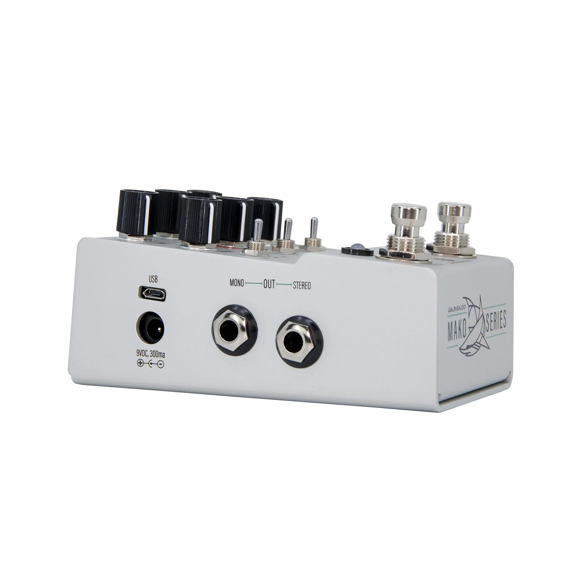 Walrus Audio MAKO Series D1 High-Fidelity Delay V2 Guitar Effects Pedal - Image 4