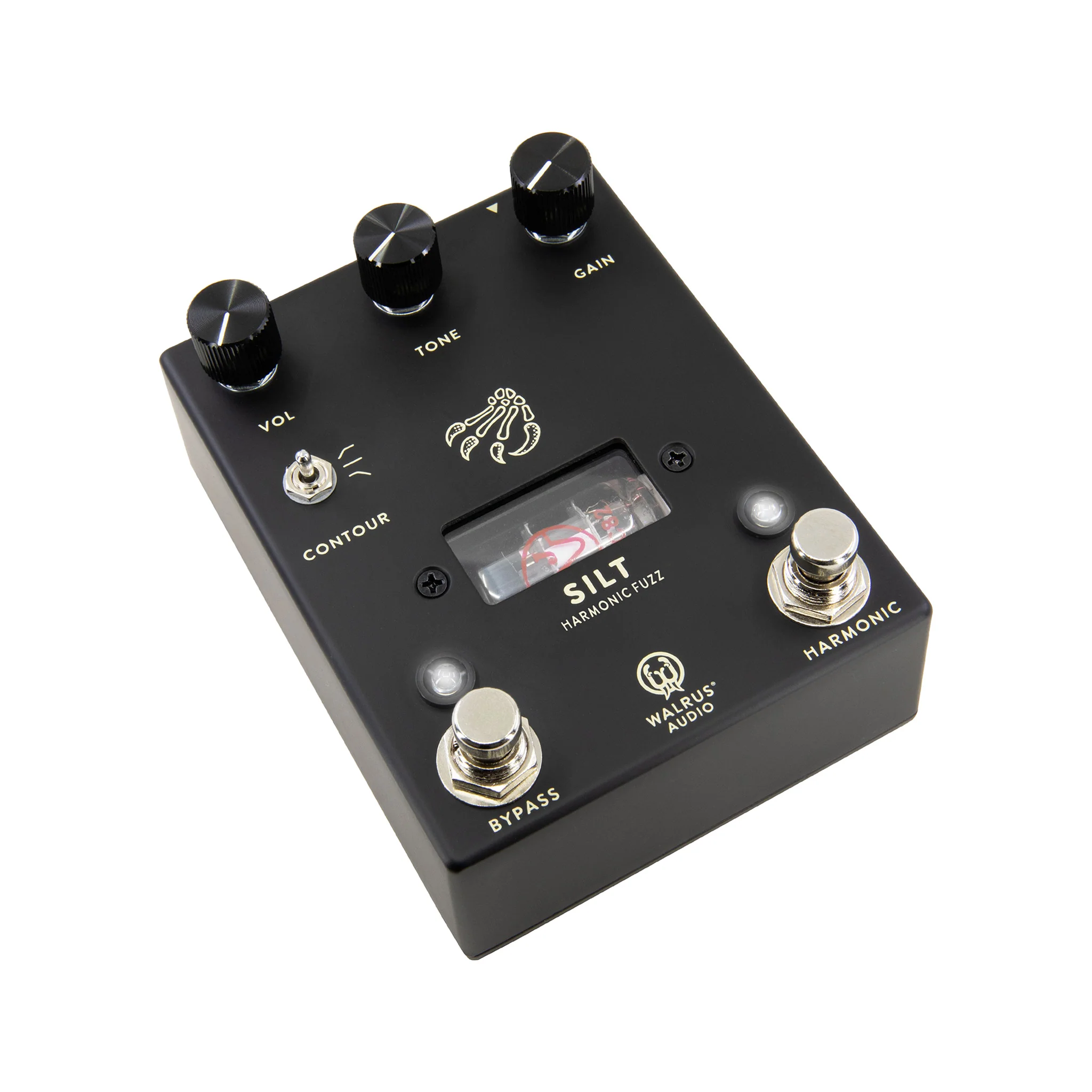 Walrus Audio SILT Harmonic Tube Fuzz Guitar Pedal, Black - Image 4
