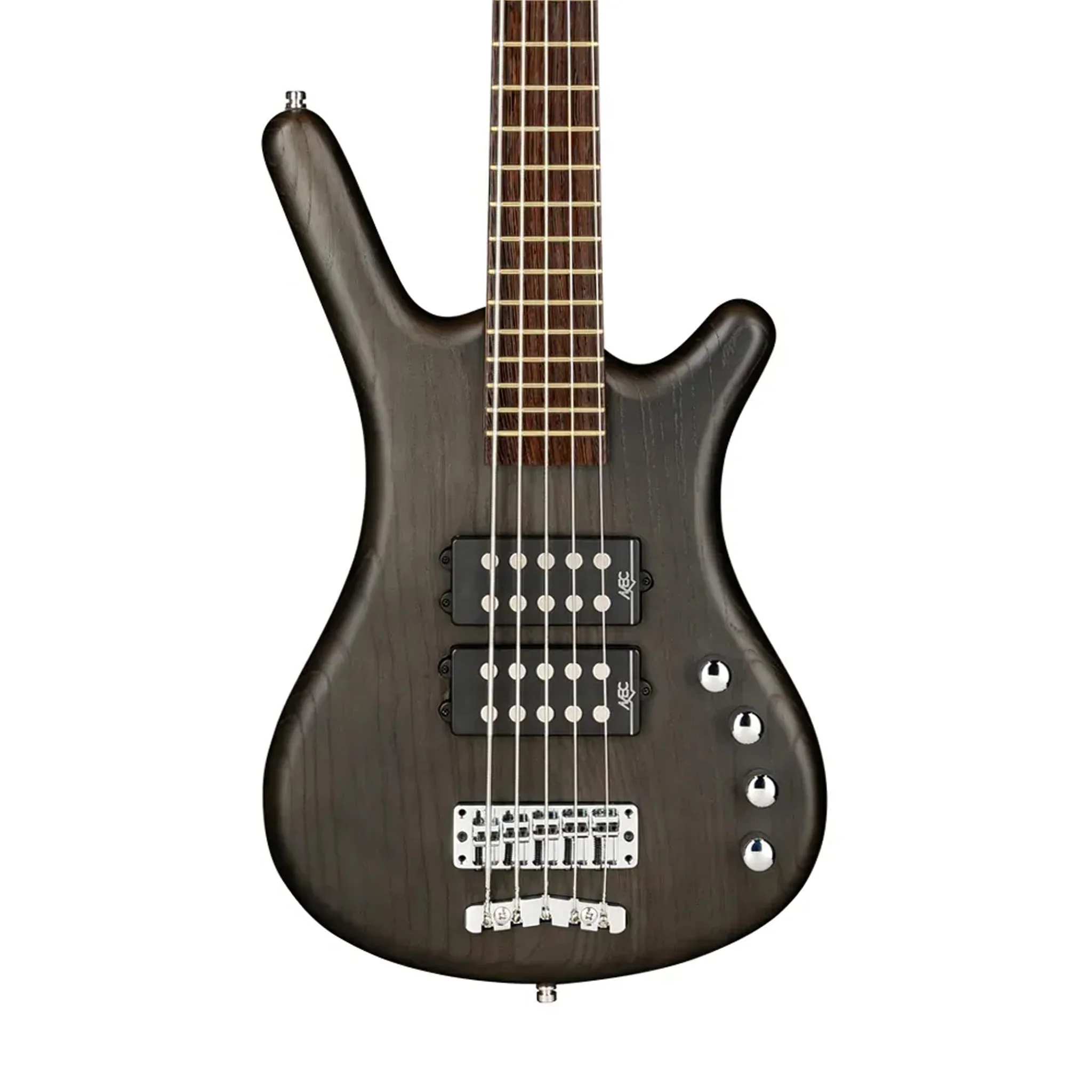 Warwick RockBass Corvette $$ 5-String Bass Guitar, Nirvana Black Transparent Satin - Image 3