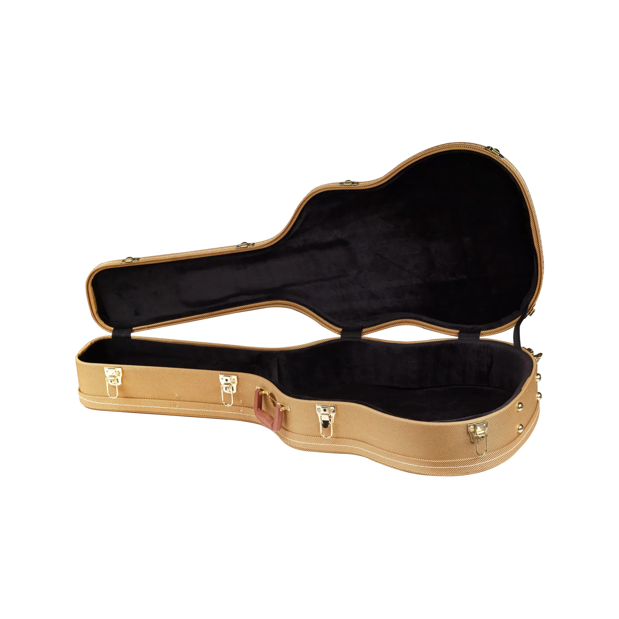 Warwick RockCase Standard Line Acoustic Guitar Hardshell Case, Vintage Tweed - Image 3