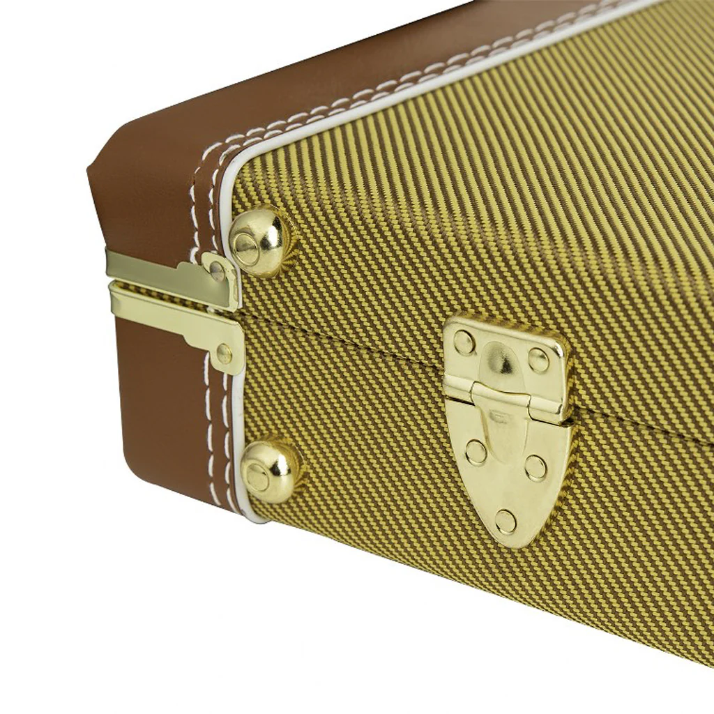 Warwick RockCase Standard Line Electric Guitar Hardshell Case, Vintage Tweed - Image 8