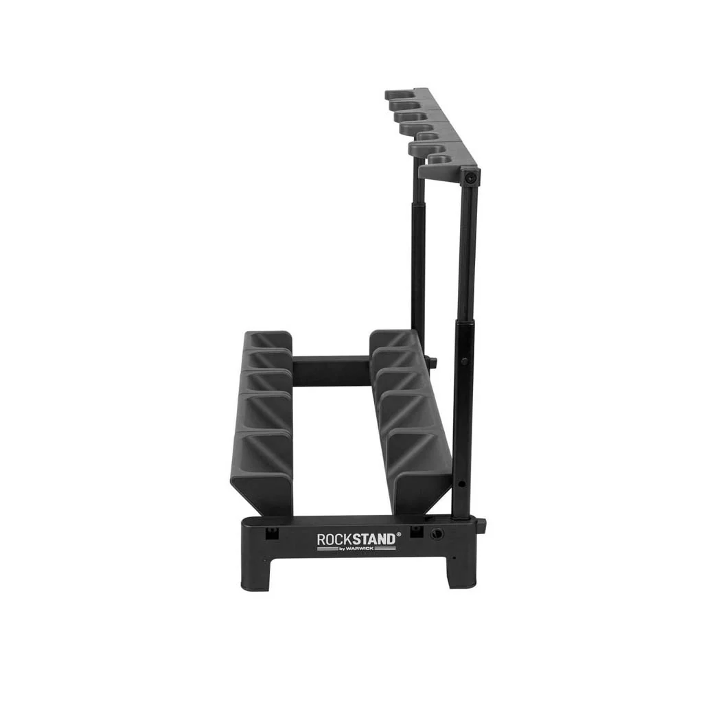 Warwick RockStand Modular Multiple 2A3E Acoustic/Electric/Bass Guitar Rack Stand, Black - Image 5