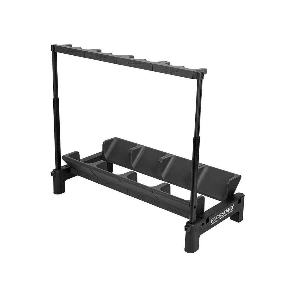 Warwick RockStand Modular Multiple 4A Acoustic/Classical /Bass Guitar Rack Stand, Black - Image 2