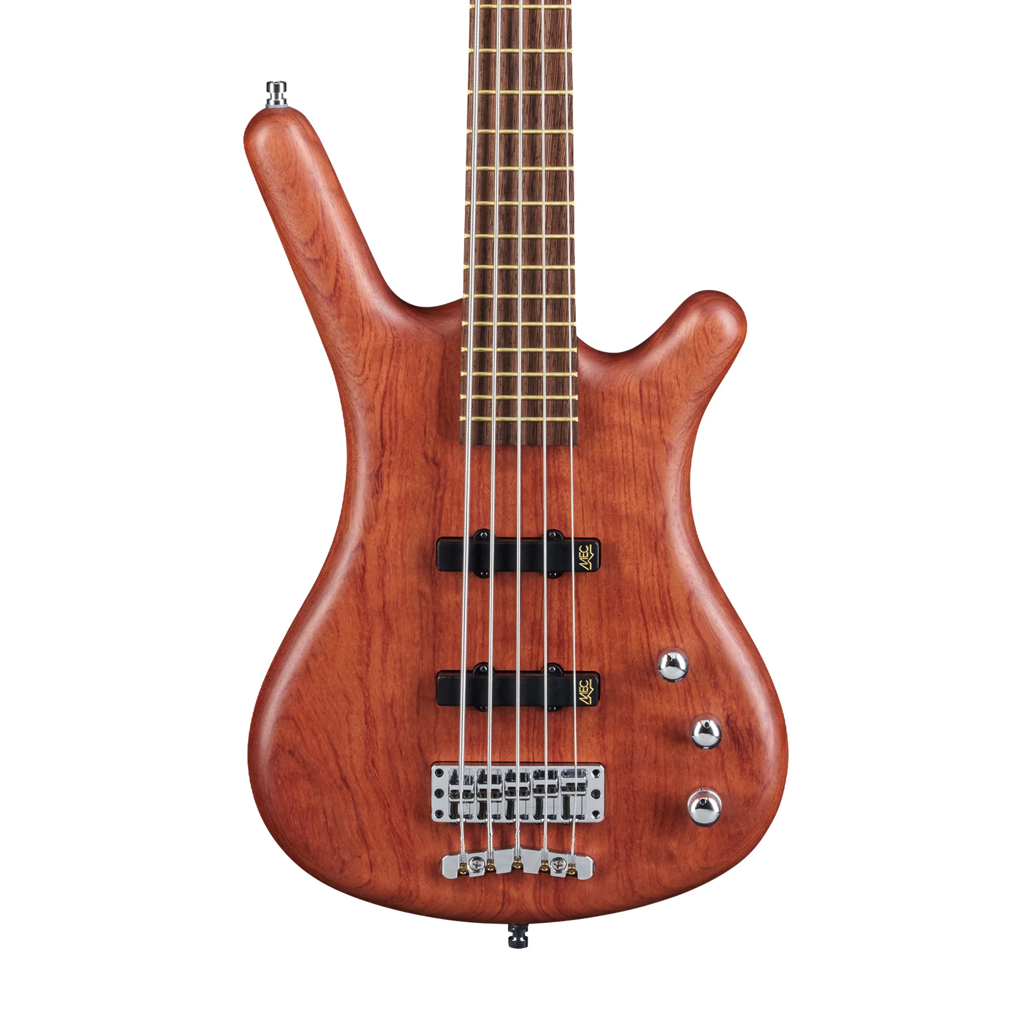 Warwick WGPS Corvette Fretted act/act Bubinga 5-String Bass w/Bag, Natural Satin - Image 3