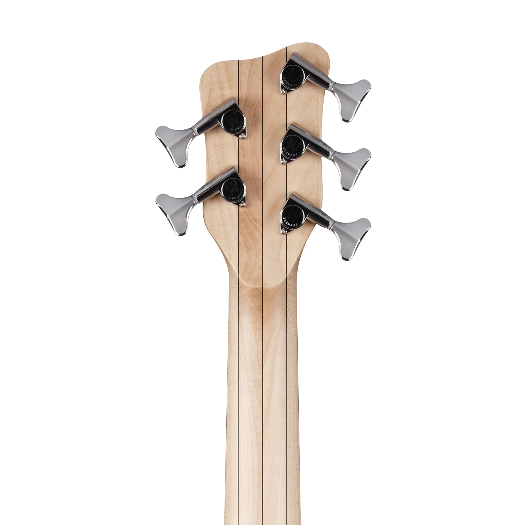 Warwick WGPS Streamer Stage I Fretted act/act Cherry 5-String Bass w/Bag, Natural Satin - Image 6