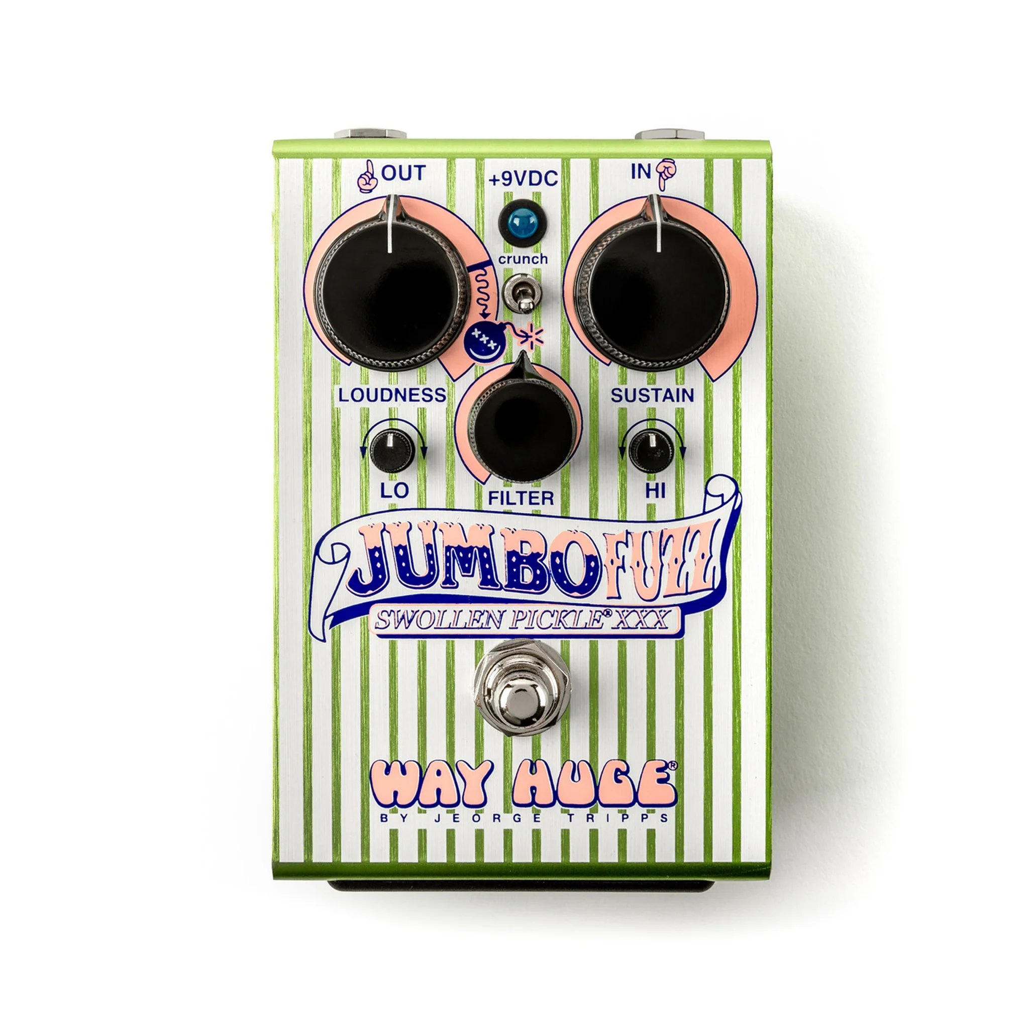 Way Huge Jumbo Fuzz Swollen Pickle XXX Guitar Effects Pedal