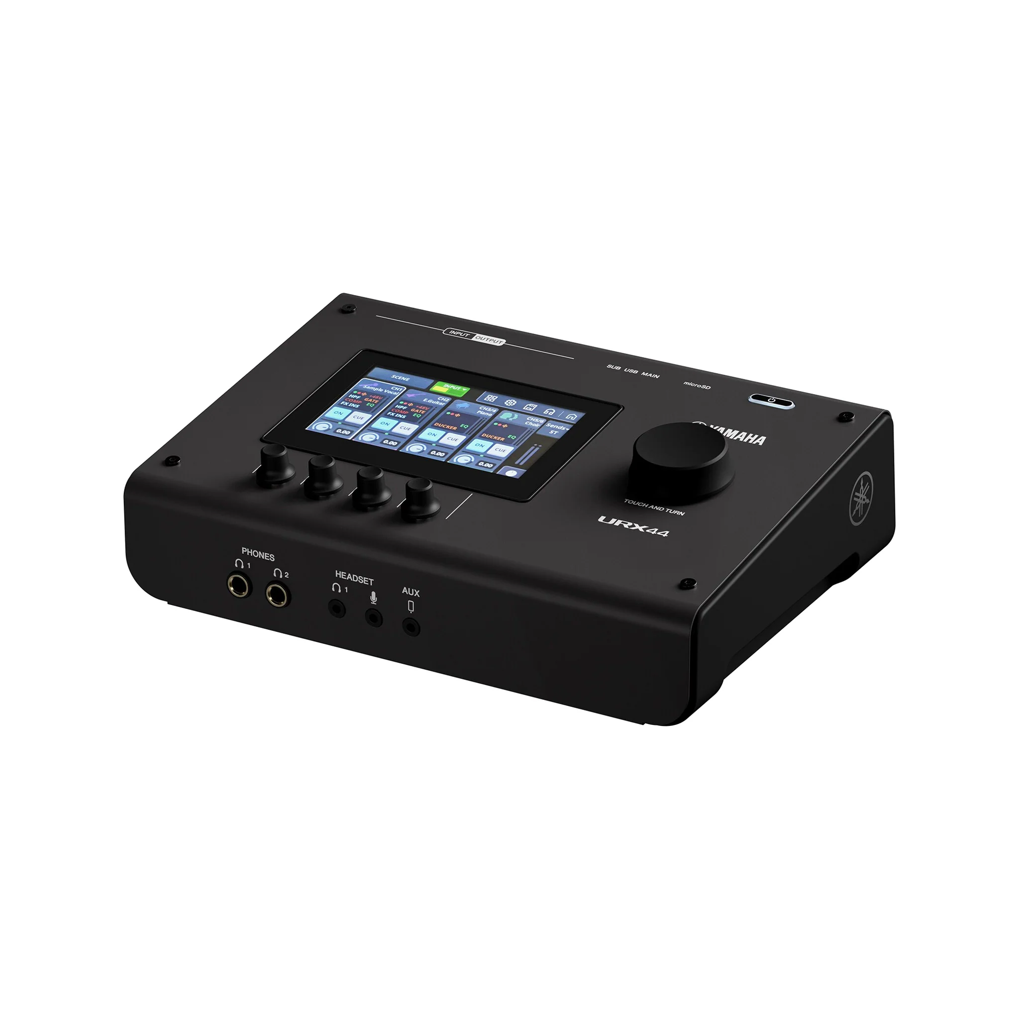 Yamaha URX44 USB-C Audio Interface, Black - Image 2