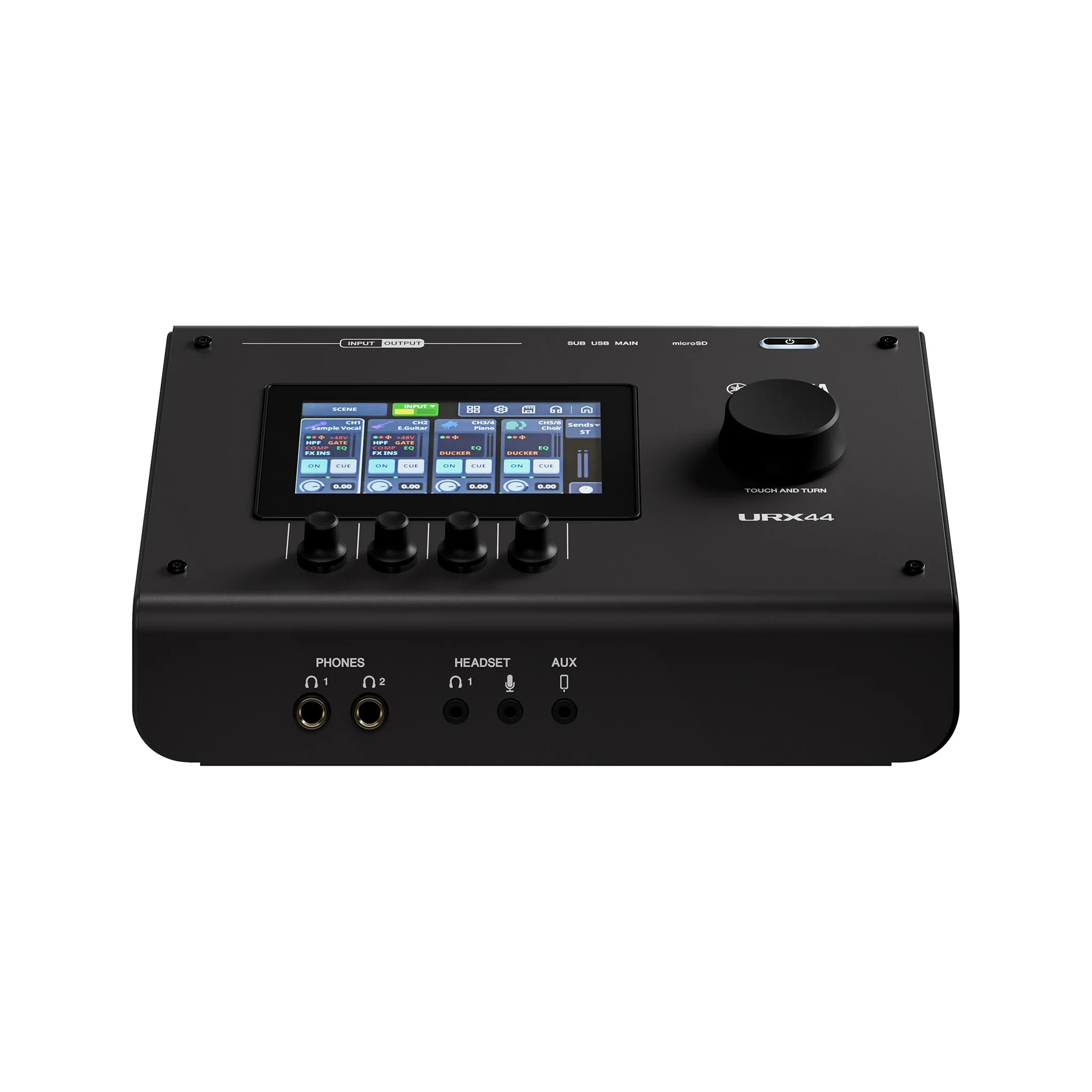 Yamaha URX44 USB-C Audio Interface, Black - Image 3