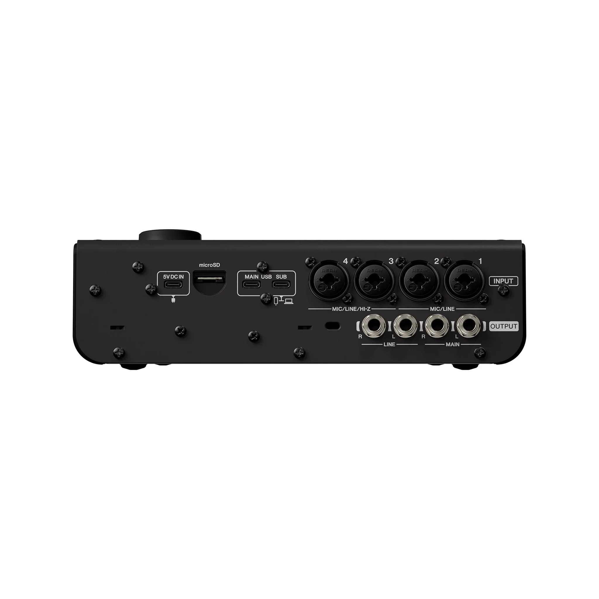 Yamaha URX44 USB-C Audio Interface, Black - Image 5